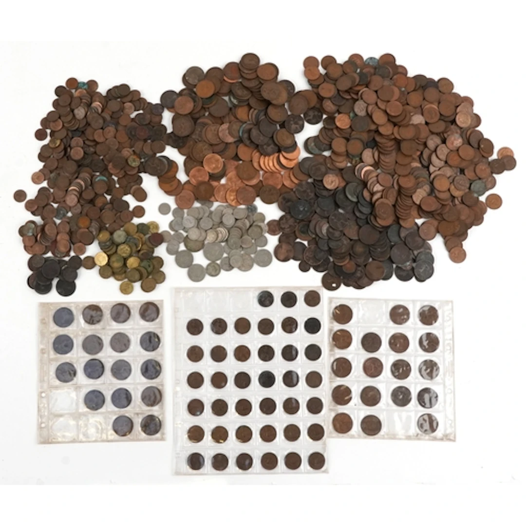 Large quantity of 19th century and later British coinage inc...