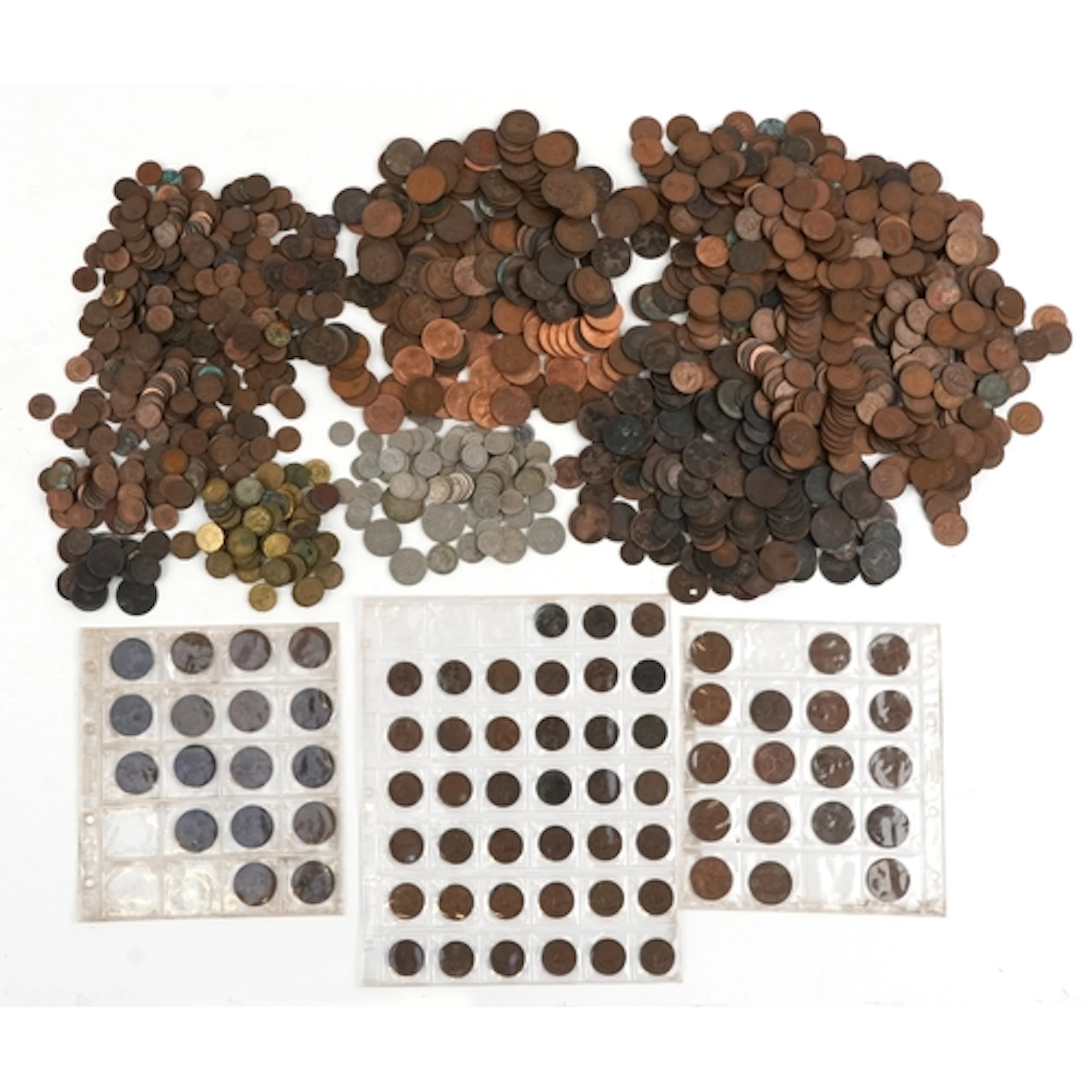 Large quantity of 19th century and later British coinage inc...