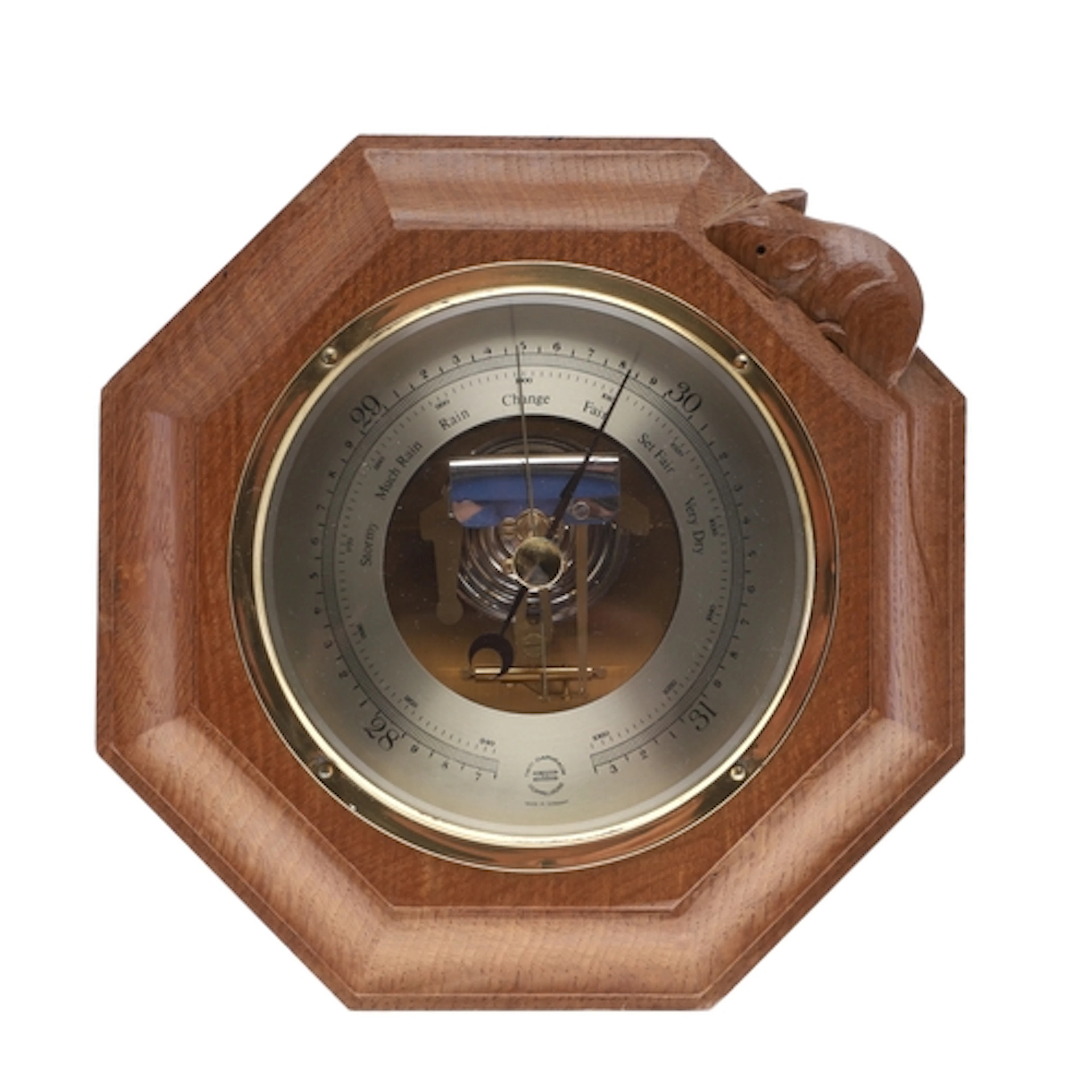 ROBERT THOMPSON OF KILBURN - MOUSEMAN BAROMETER. An aneroid ...
