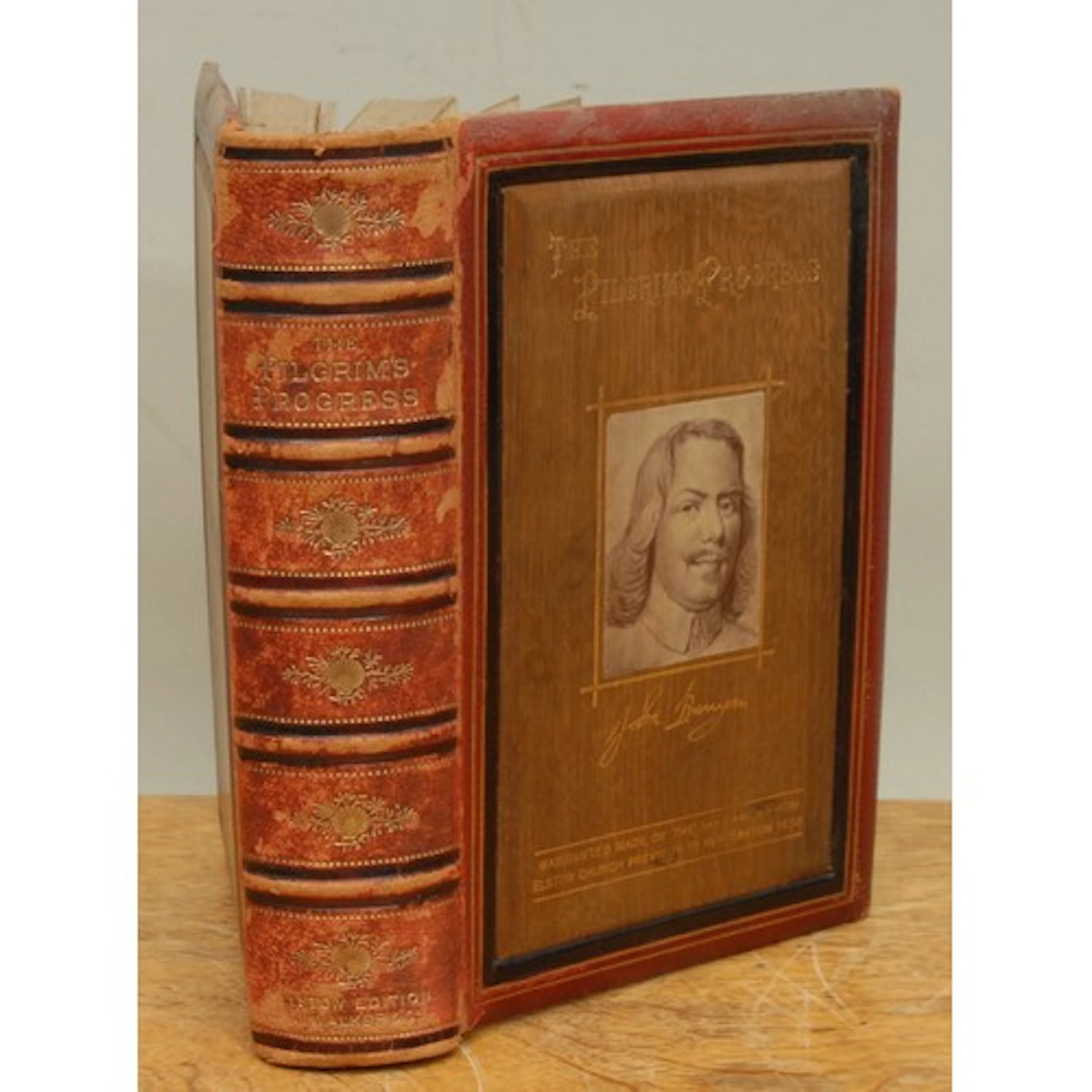 Book, English letters – Bunyan (John 1628-1688), The Pilgrim...