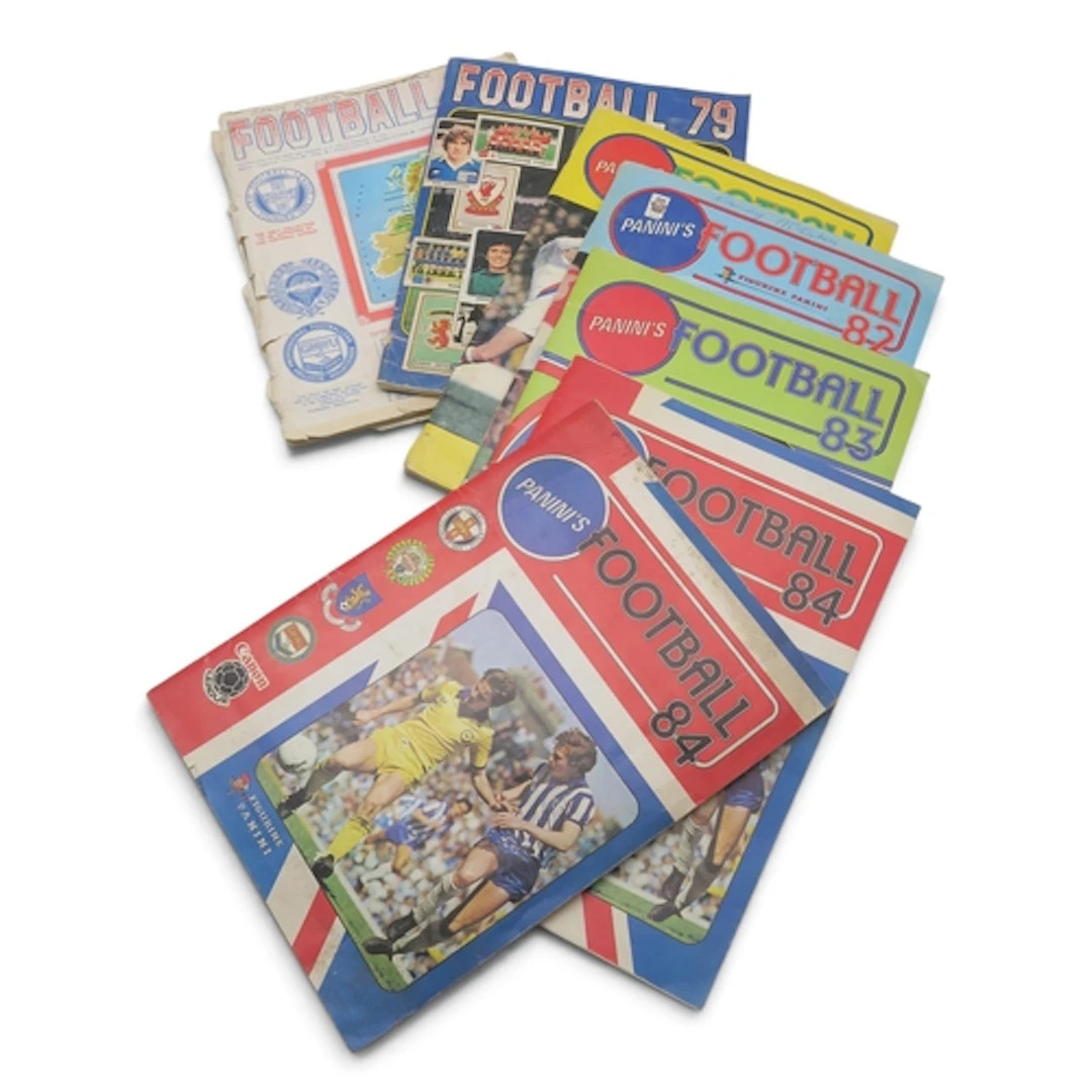 A Panini Football 84 sticker album, complete, together with ...