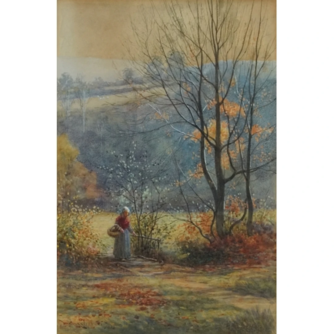 William Maliphant - Elderly female on a bridge before and ex...