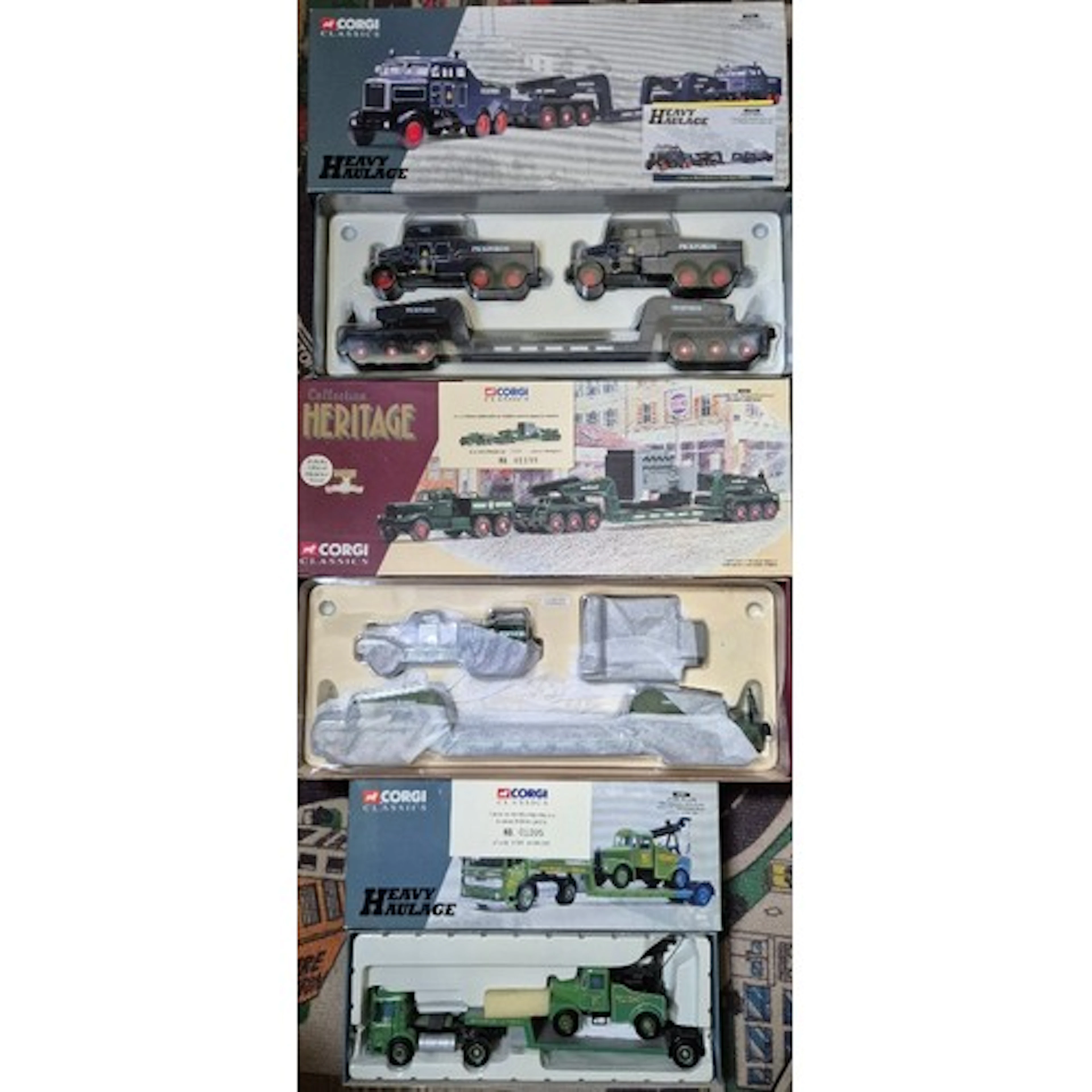 A group of three Corgi Classics diecast sets comprising of a...