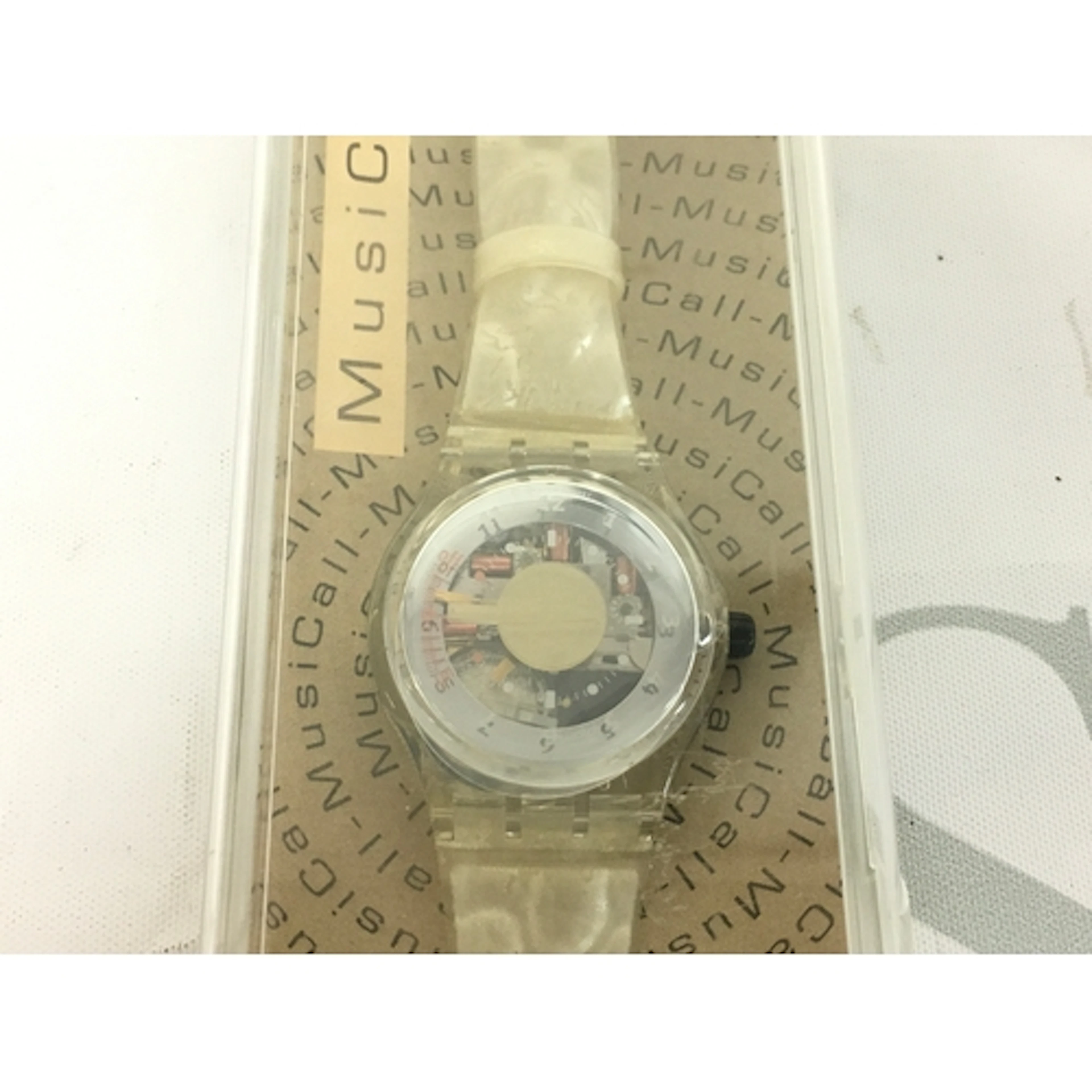 1997-1998 Swatch "Musicall" watch featuring a design by Dutc...