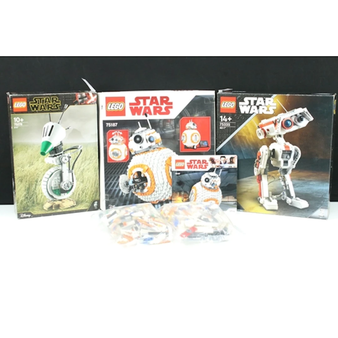 Lego - Three boxed Lego Star Wars sets to include 75187 BB-8...