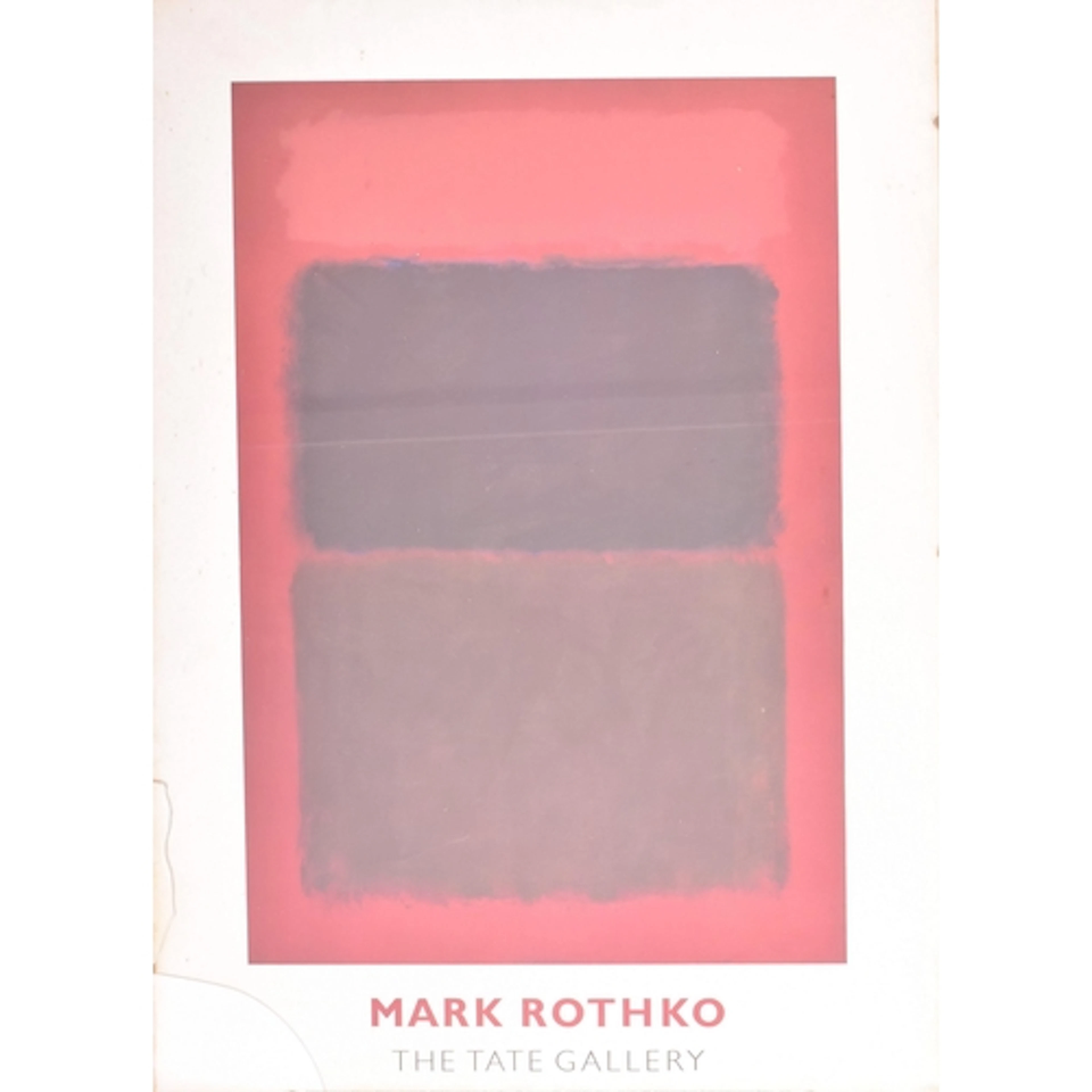 Mark Rothko - The Tate Gallery - a vintage 1989 exhibition p...