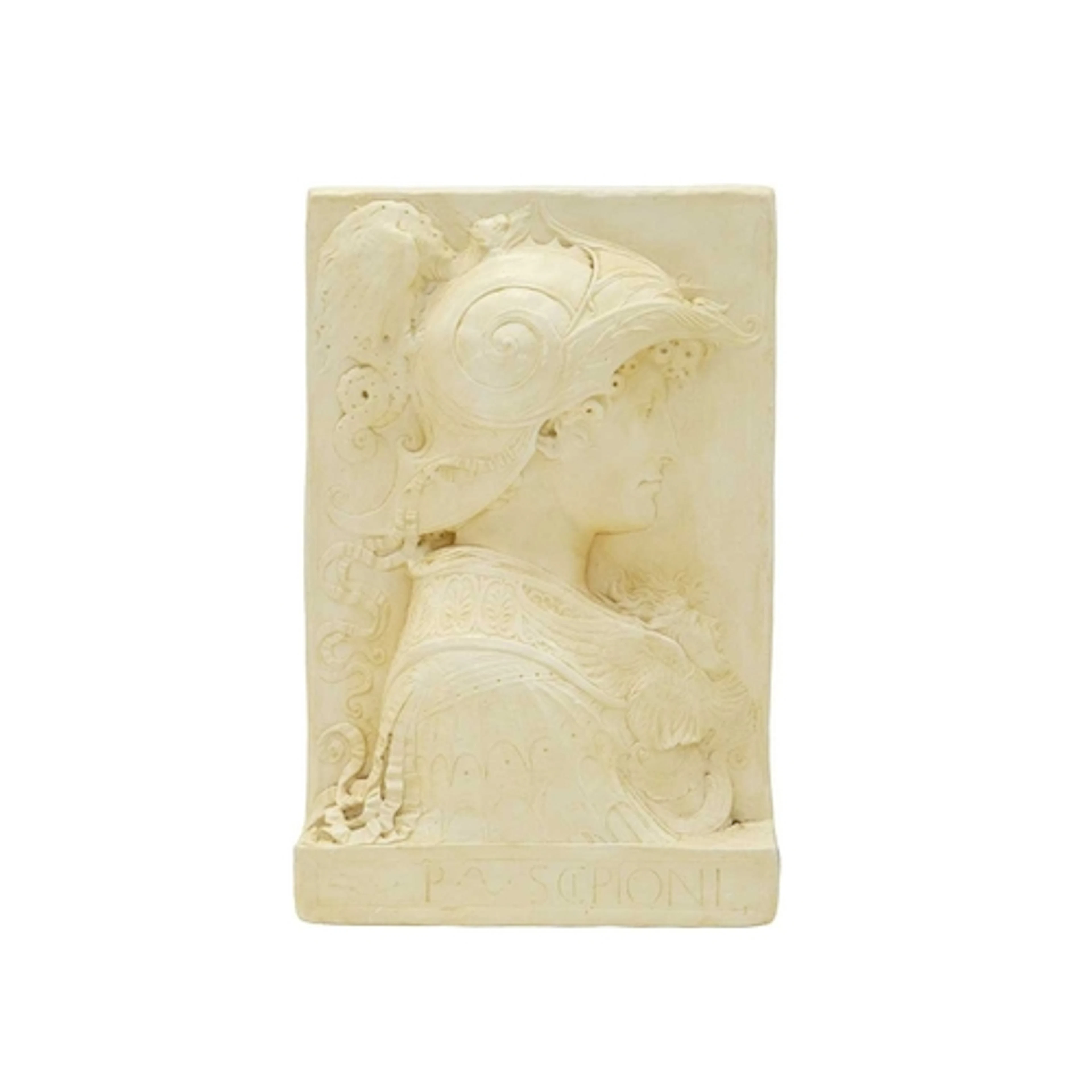 A plaster relief of Scipioni, after Verrocchio The profile p...