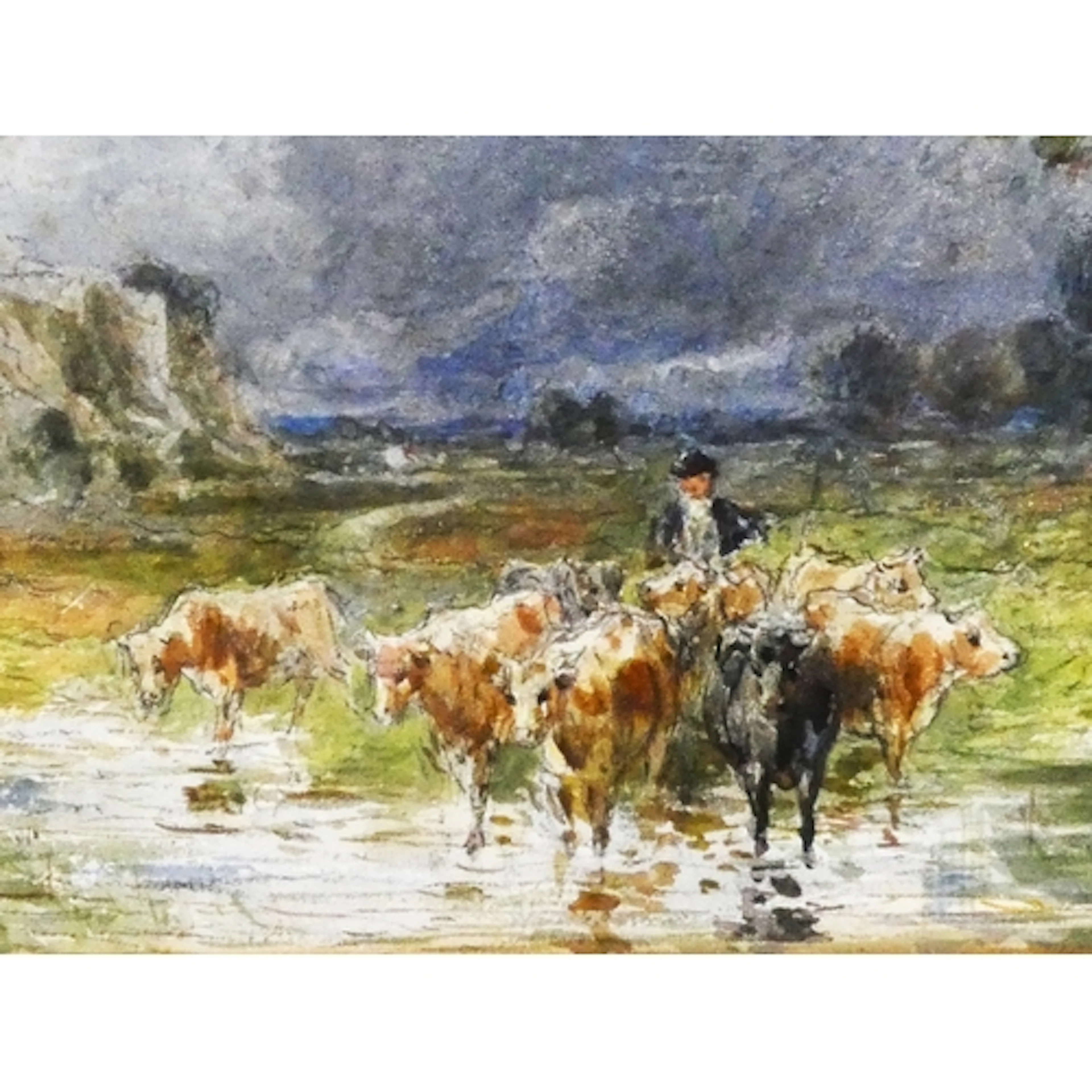 George Clark Stanton ARSA, British 1832-1894. Landscape scen...