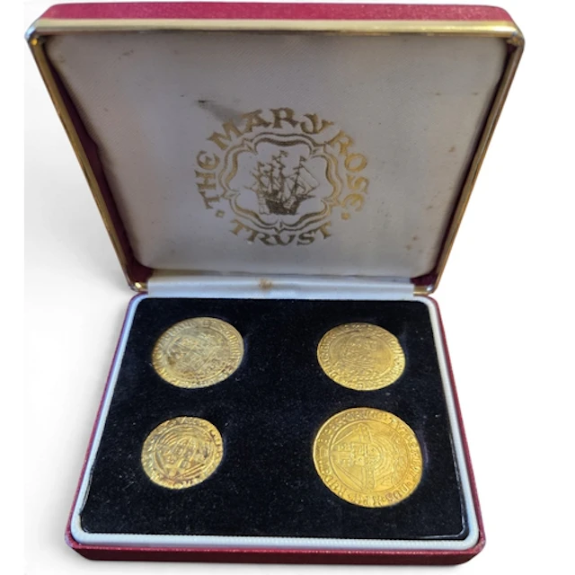 Mary Rose Trust presentation commemorative four coin set in ...