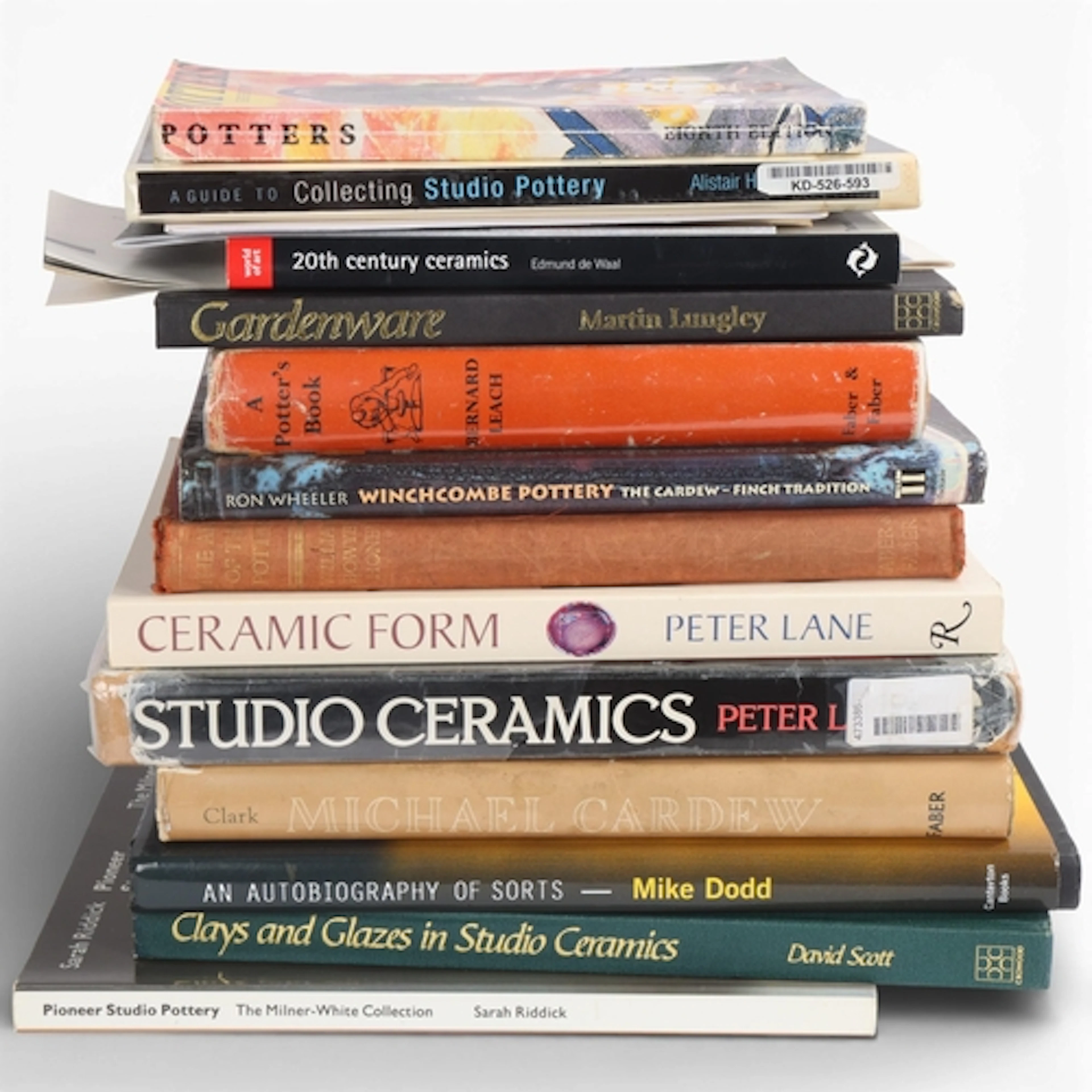A collection of British Studio pottery books and exhibition ...