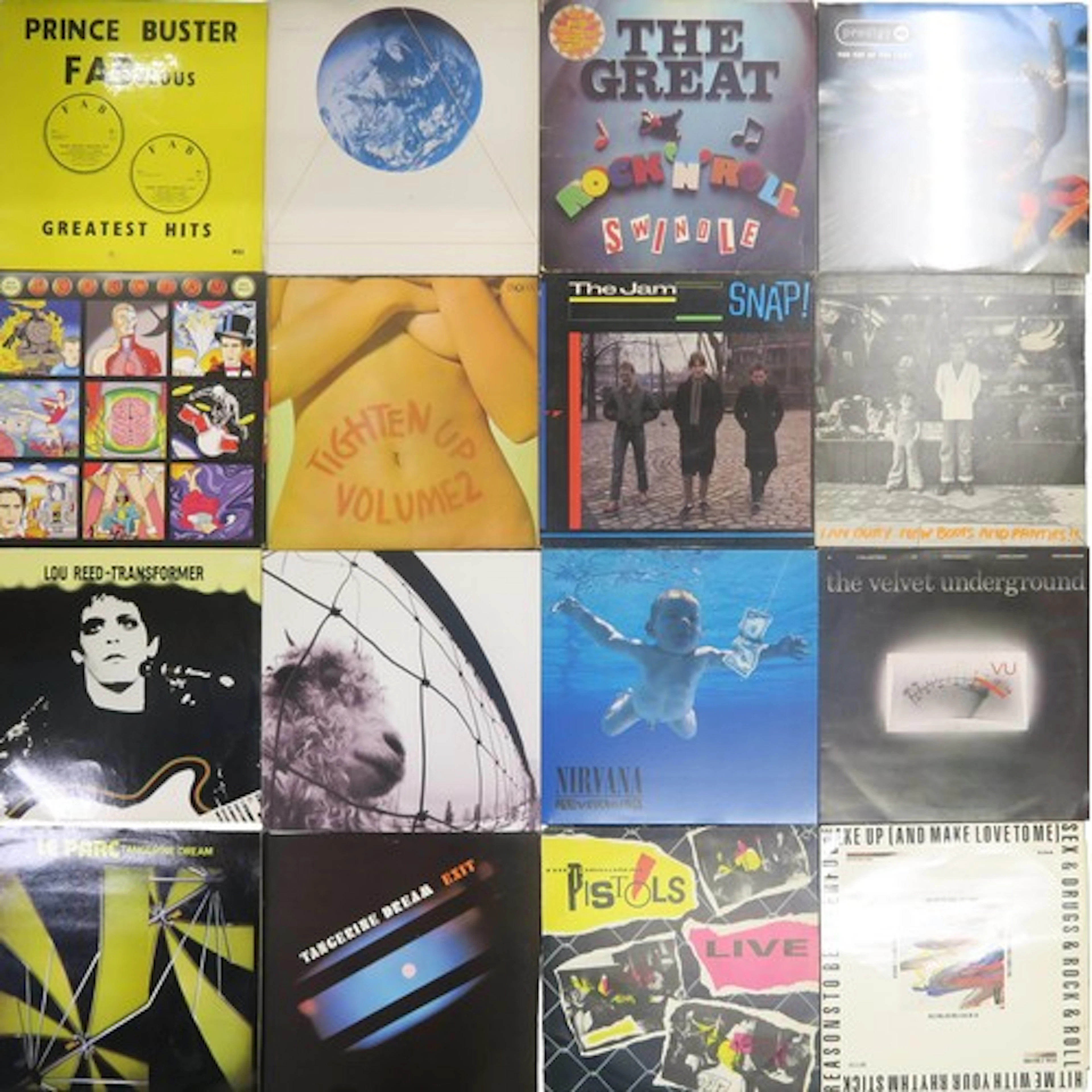 ROCK, PUNK & NEW WAVE A collection of mainly Rock, Punk ...