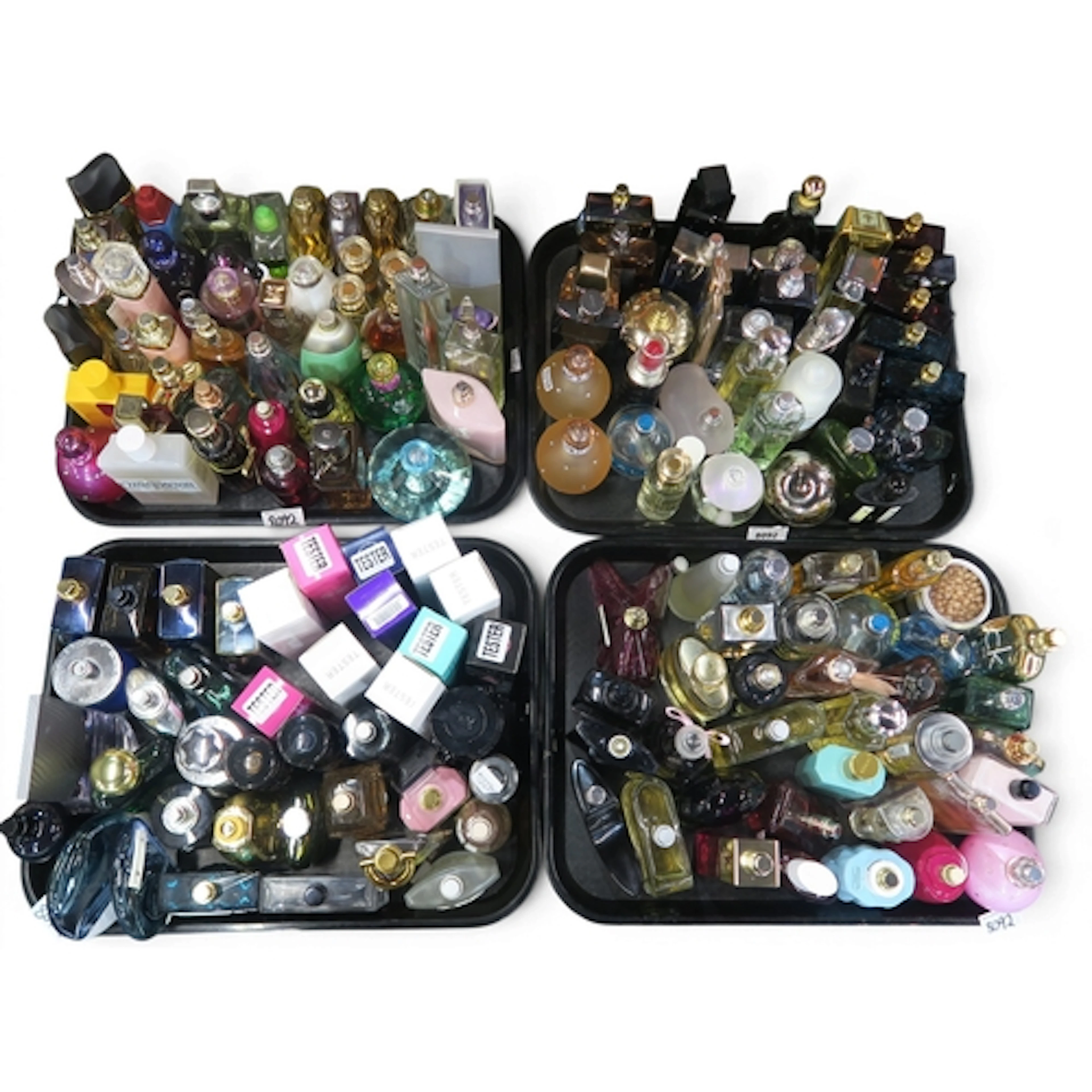 A collection of gents aftershaves and ladies perfumes to inc...