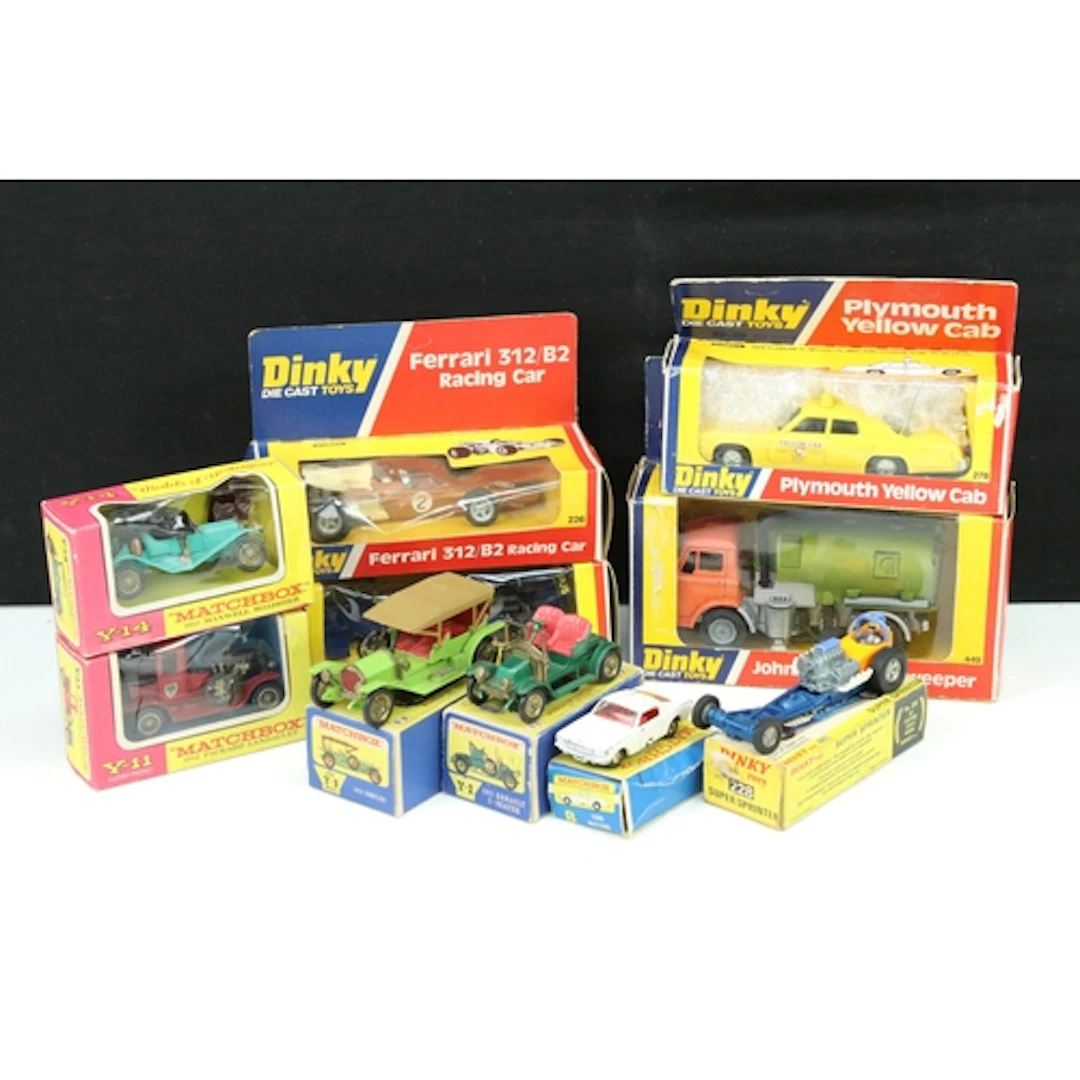 10 Boxed diecast models to include 5 x Dinky (449 Johnstone ...