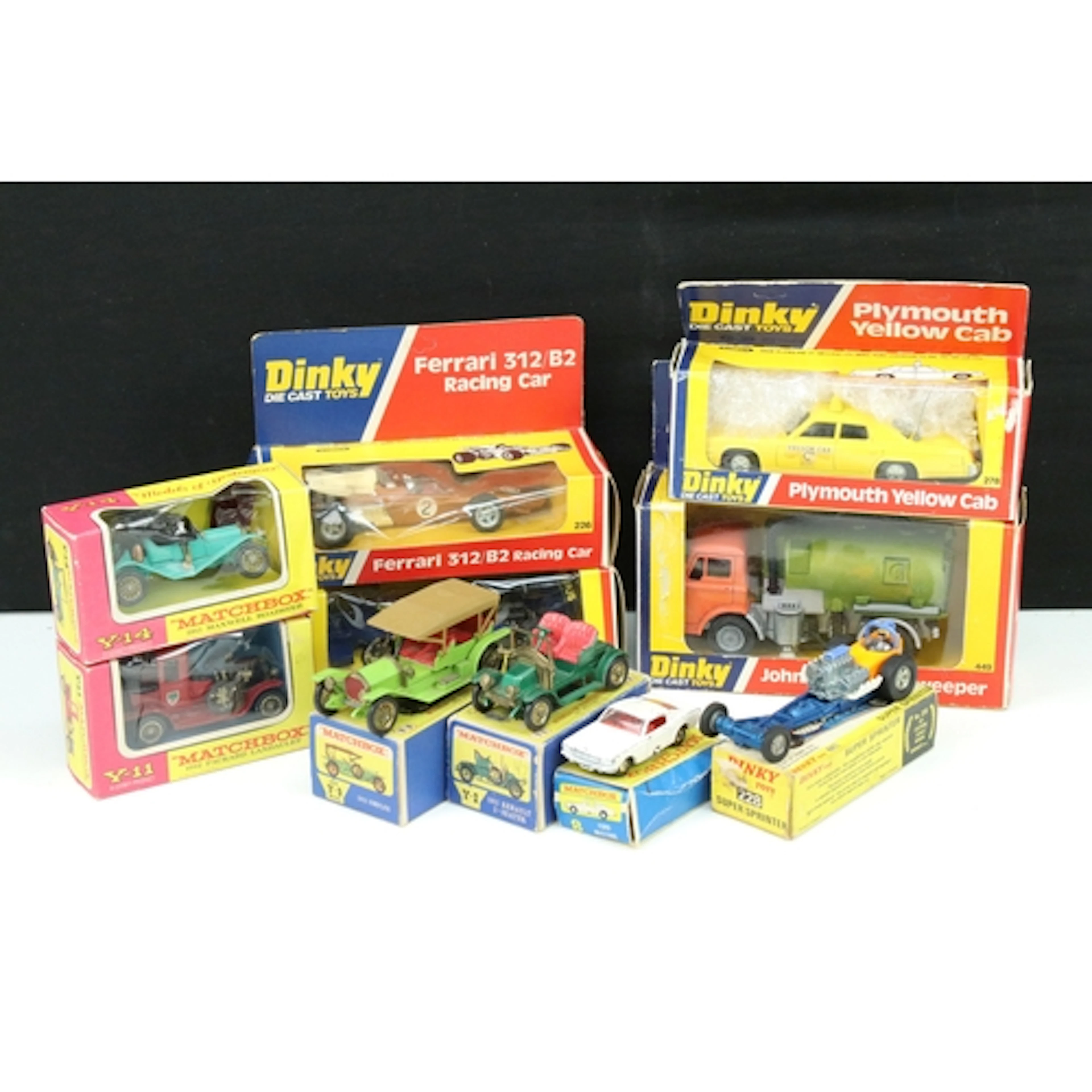 10 Boxed diecast models to include 5 x Dinky (449 Johnstone ...