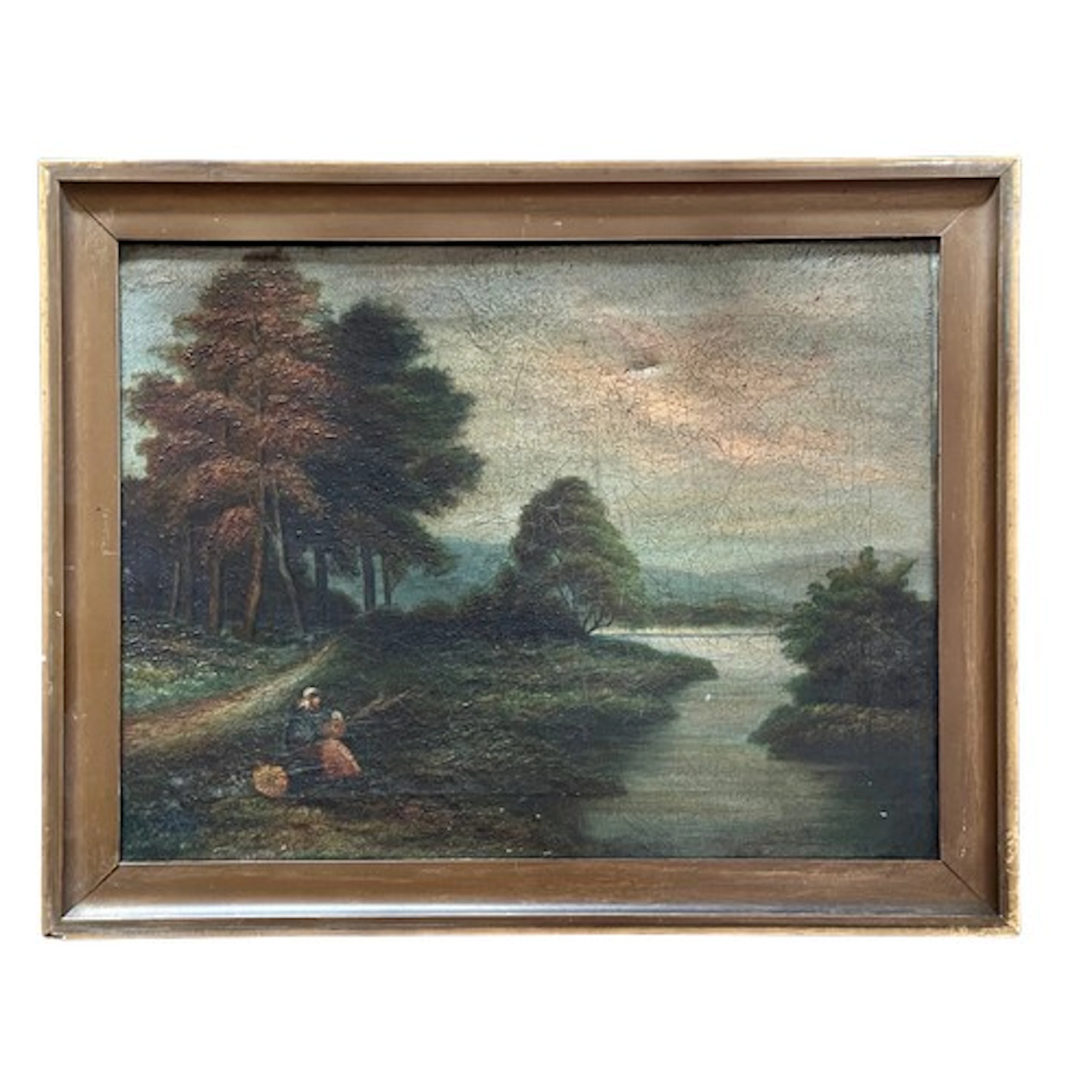 Albert Ernest Brockbank (1862-1958) - Oil on canvas a landsc...