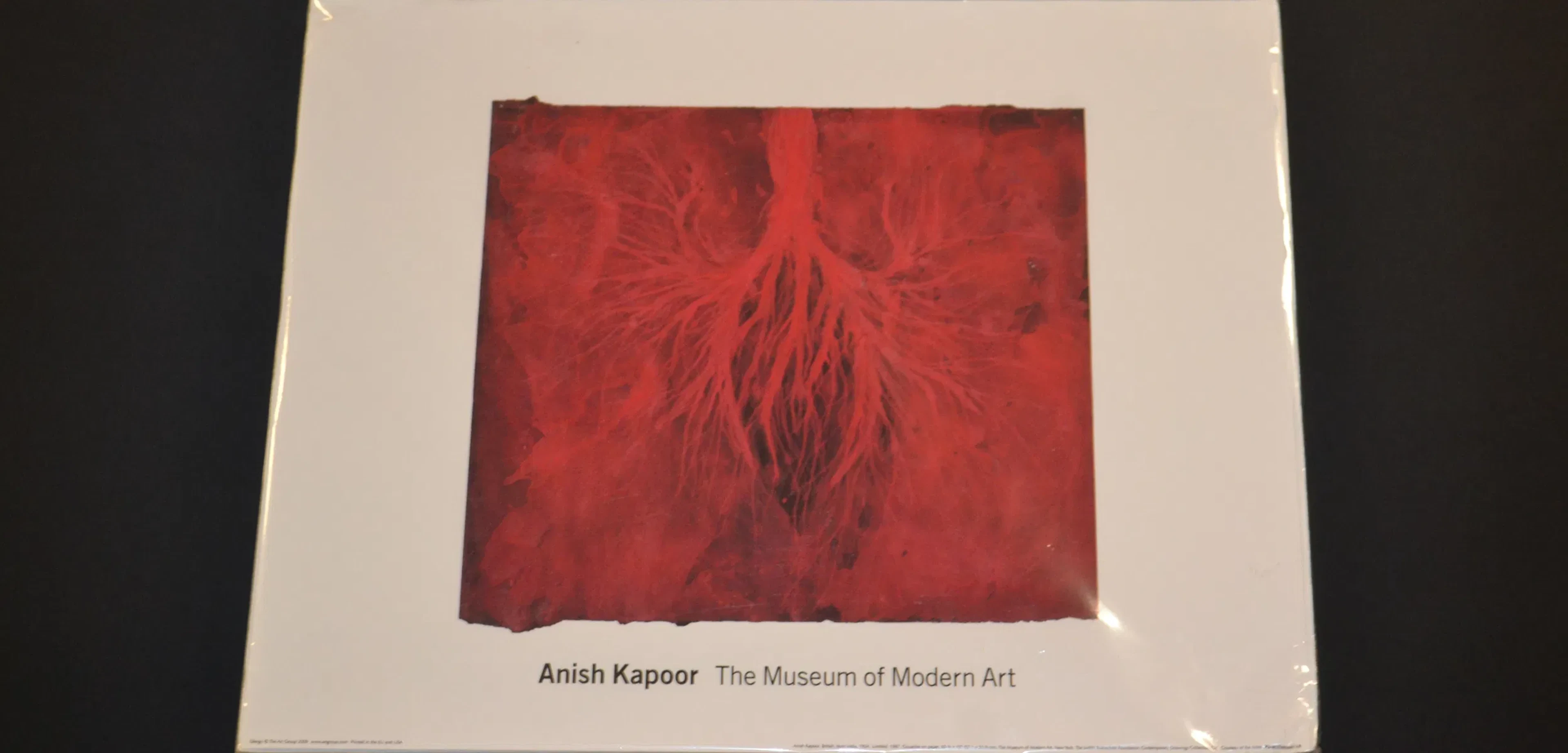 ANNISH KAPOOR. Utställningaffisch, offsettryck.