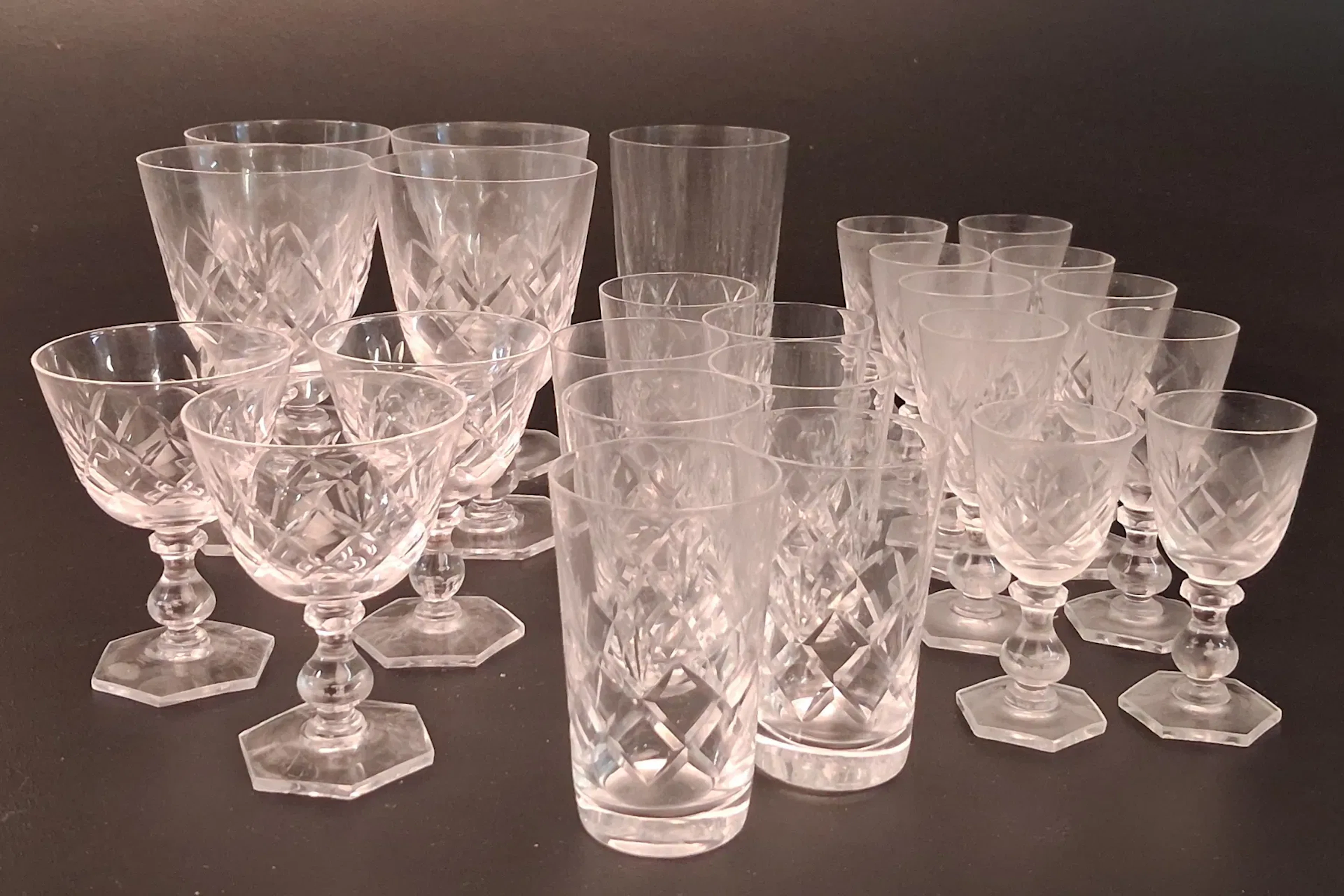 Spritglas. Olika storlekar.