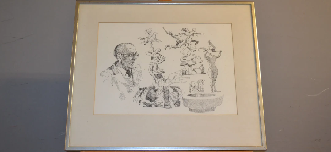 CLAES FOLCKER. Litografi, signerad & numrerad 129/150.