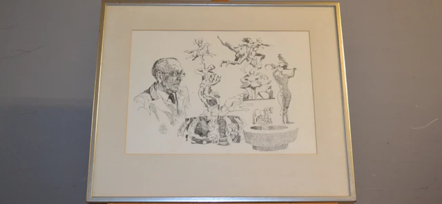 CLAES FOLCKER. Litografi, signerad & numrerad 129/150.