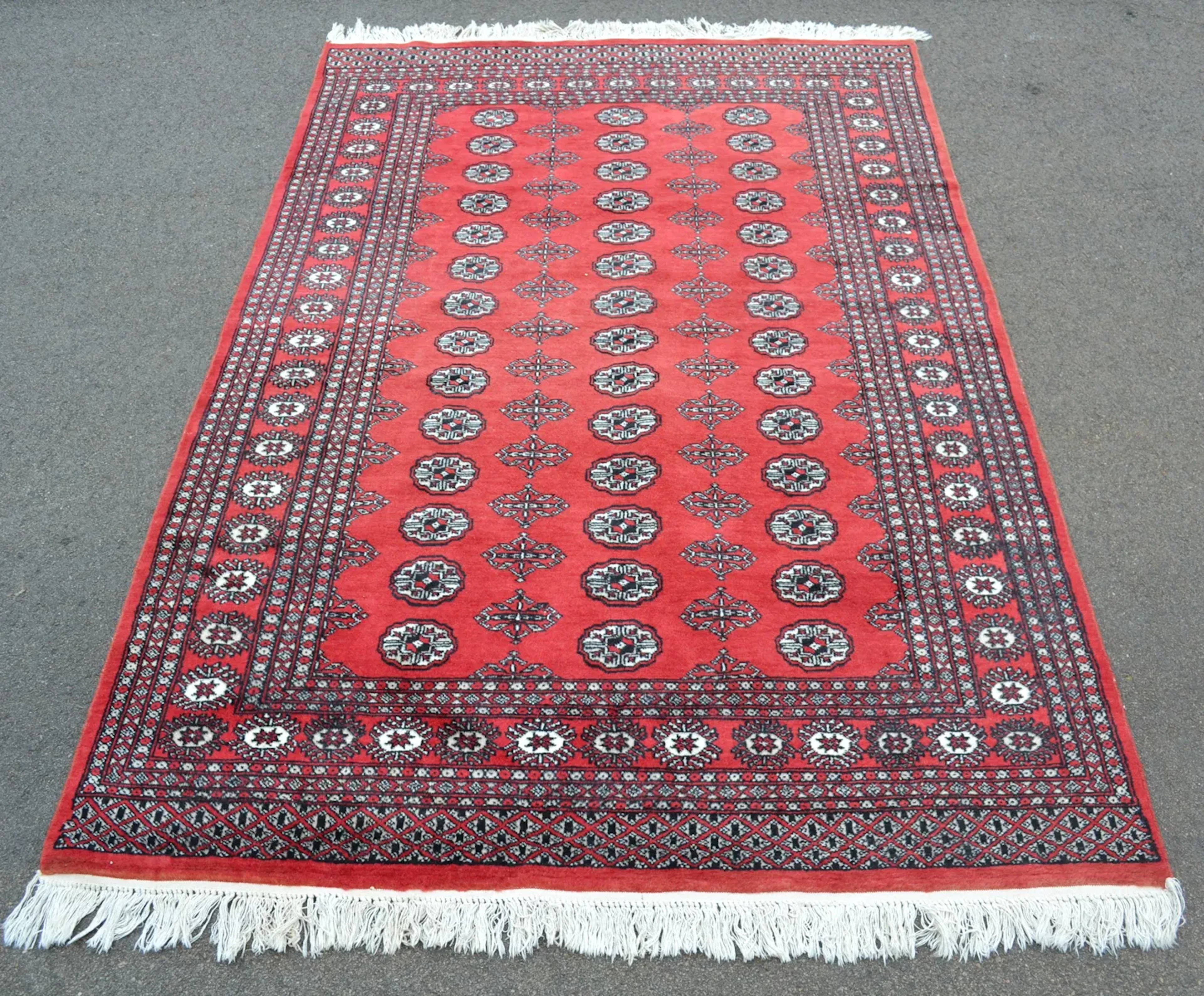 Orientalisk matta. Bokhara, Pakistan.