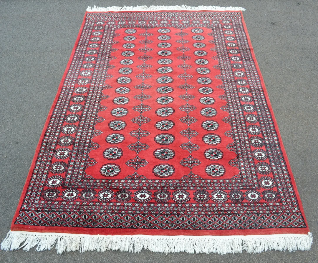 Orientalisk matta. Bokhara, Pakistan.