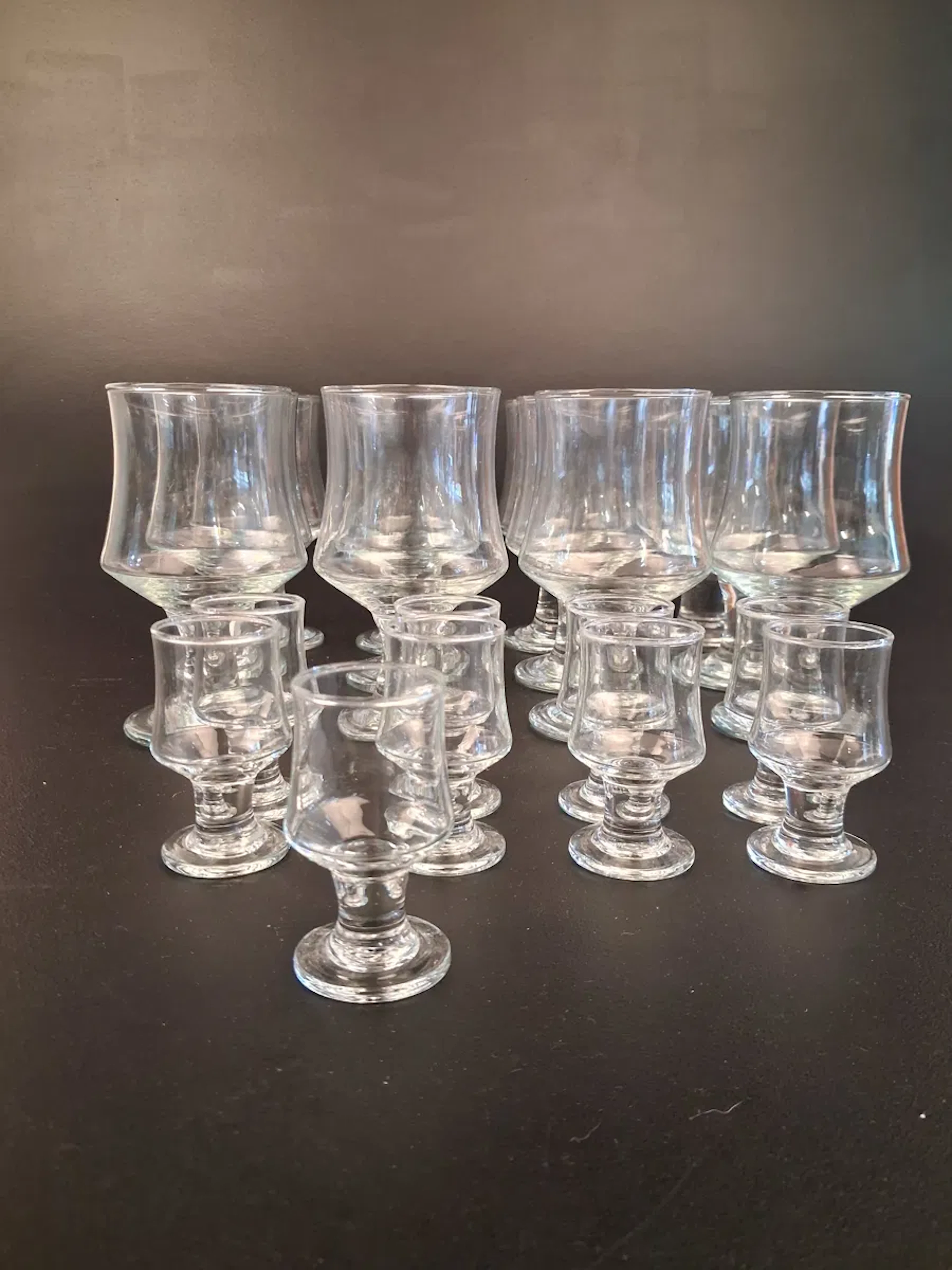 PETER LUTKEN. Vin/ölglas & snapsglas "Skibsglas", Holmegaard.