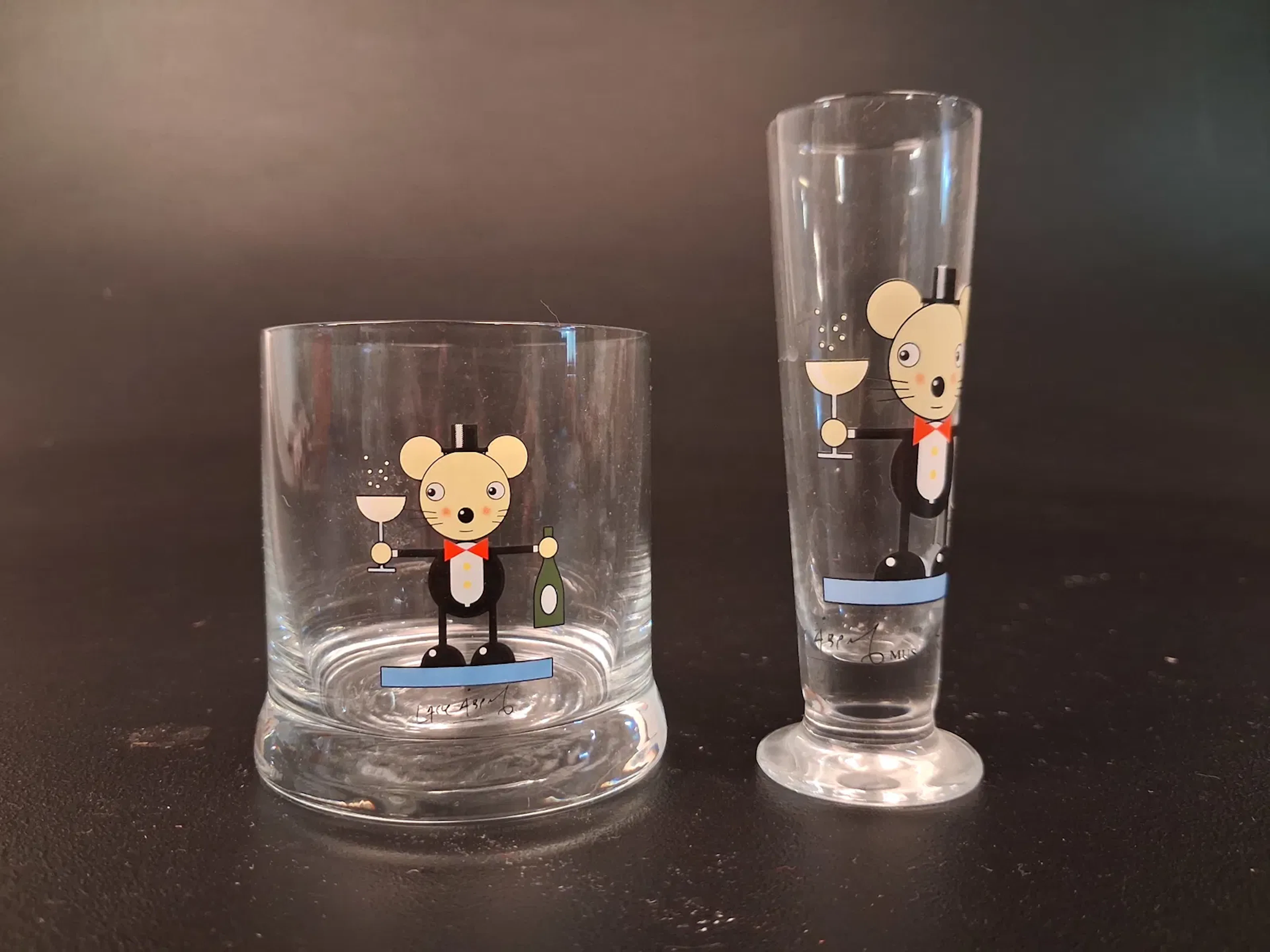 LASSE ÅBERG. Snapsglas & Whiskyglas.