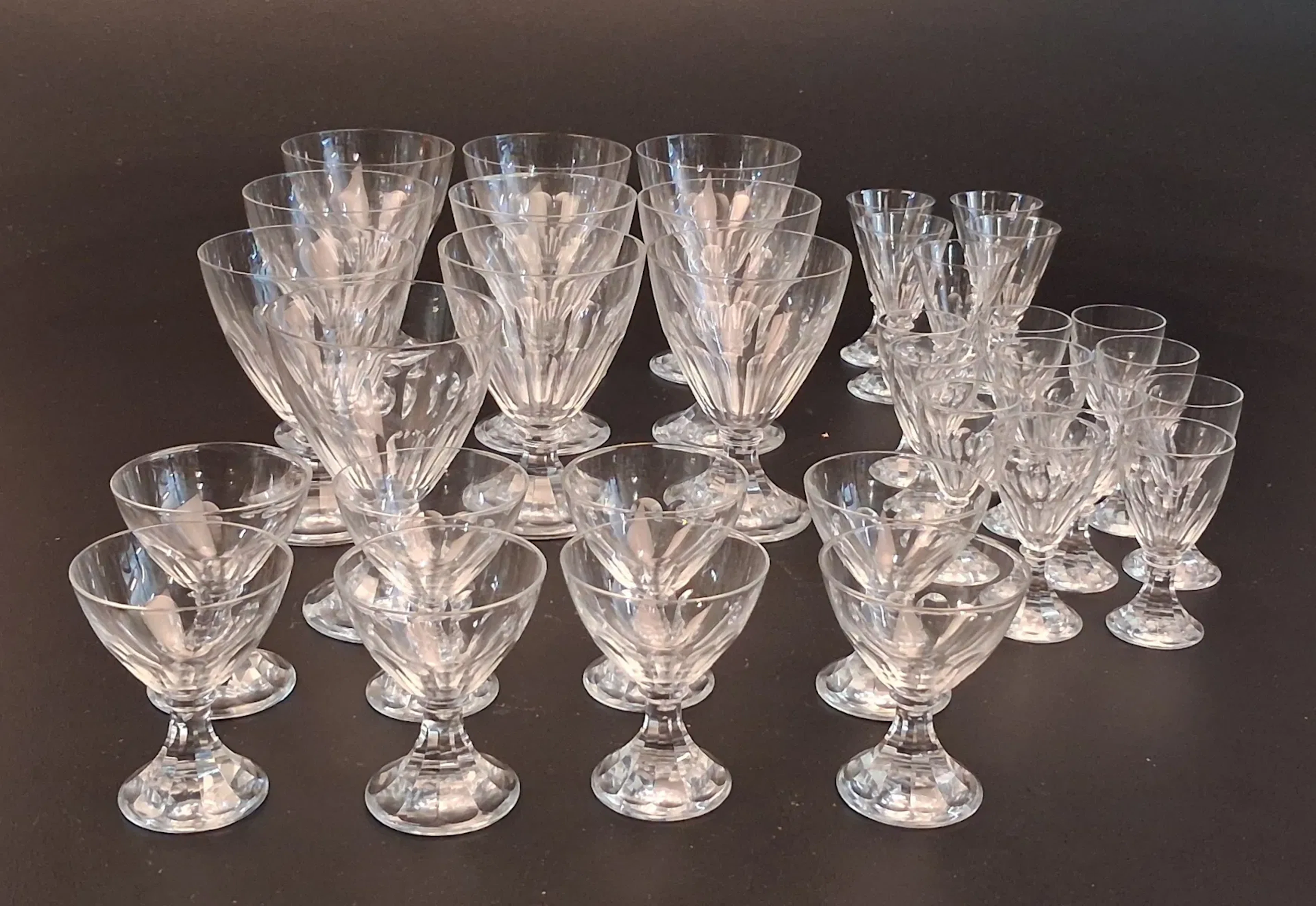Diverse spritglas. 4 Olika storlekar.