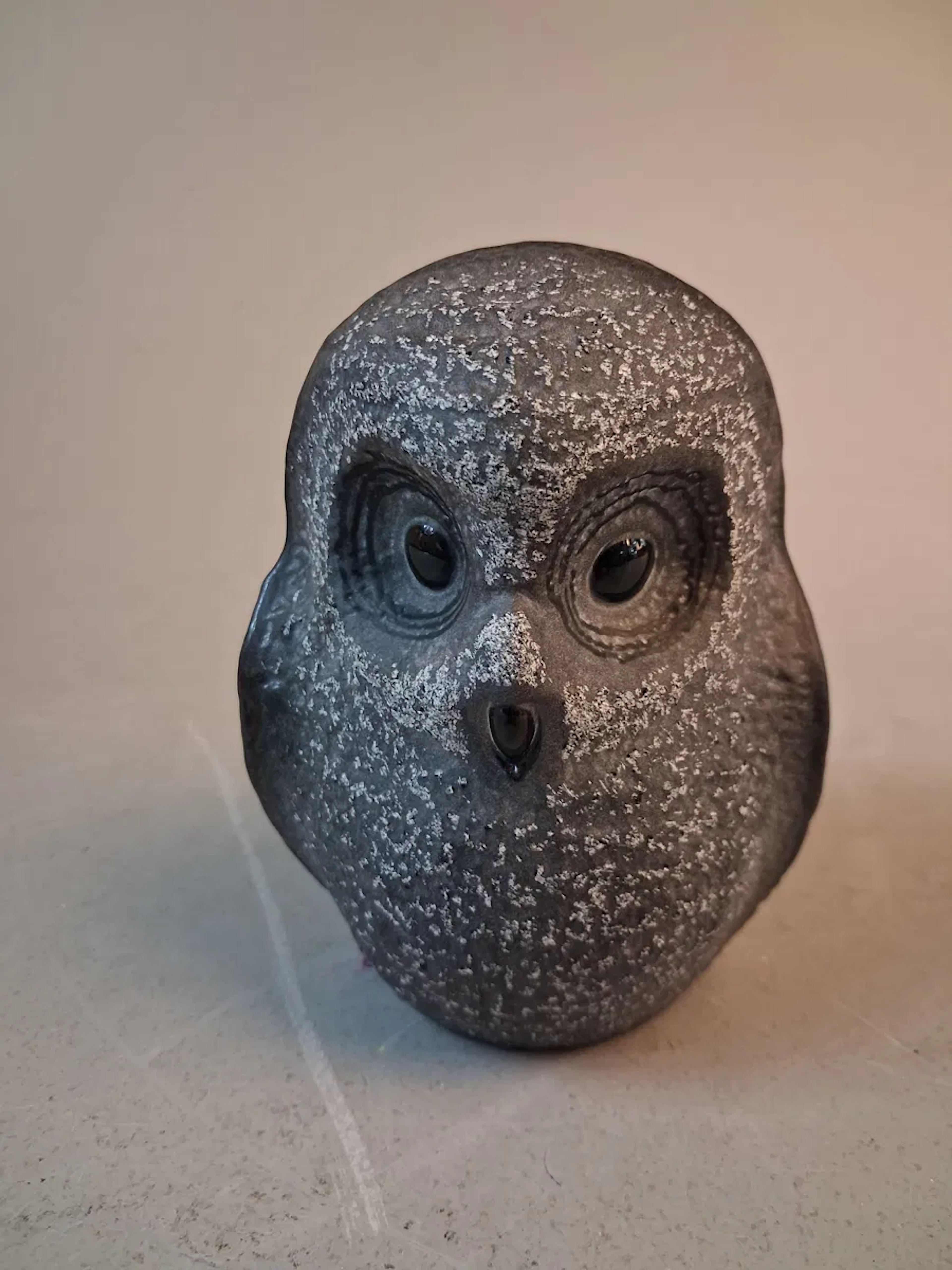 MATS JONASSON. Glasskulptur, "Safari Uggla", Målerås
