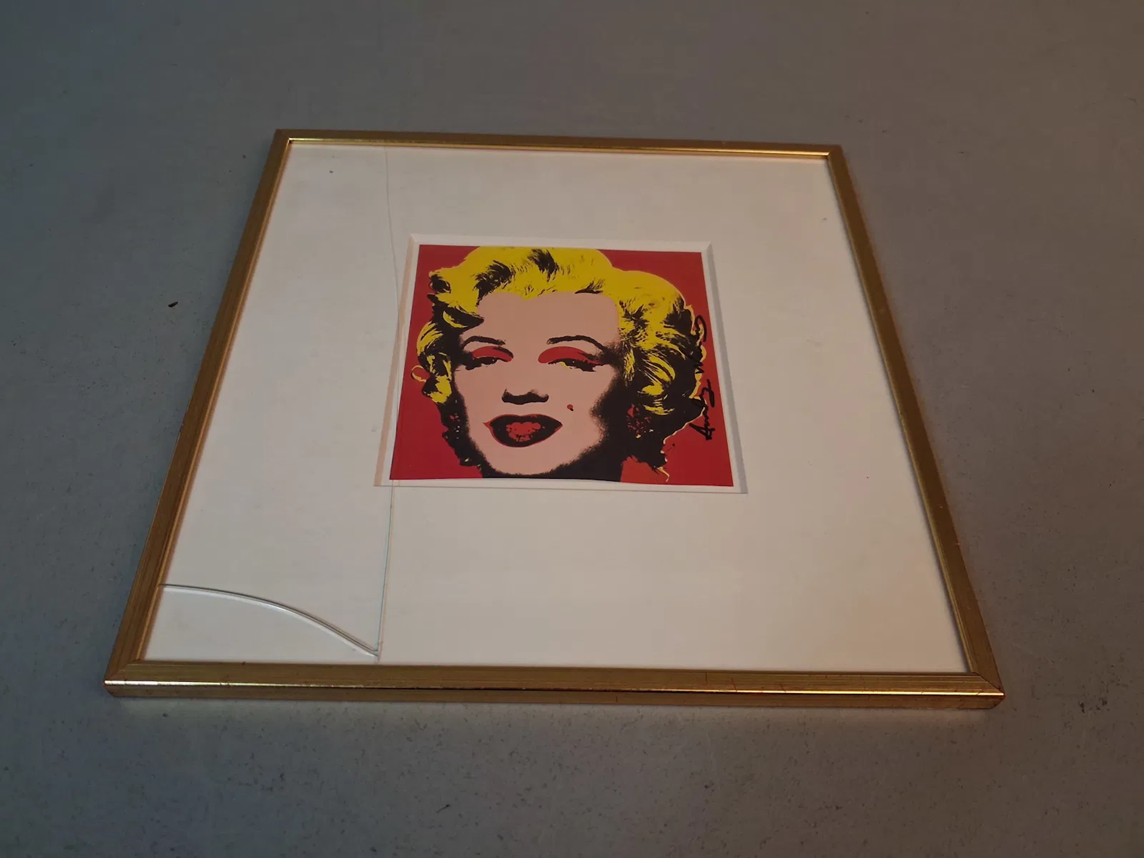 ANDY WARHOL. Offsettryck, "Marilyn Monroe", signerad.