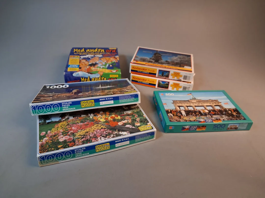 5 Pussel & 1 spel "Med andra ord".
