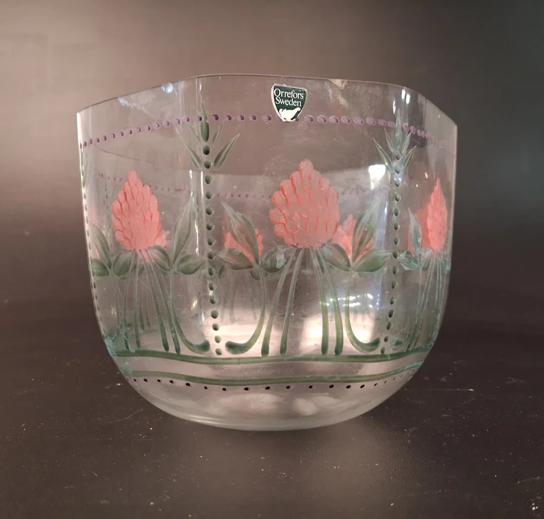 EVA ENGLUND. Skål, glas Orrefors.