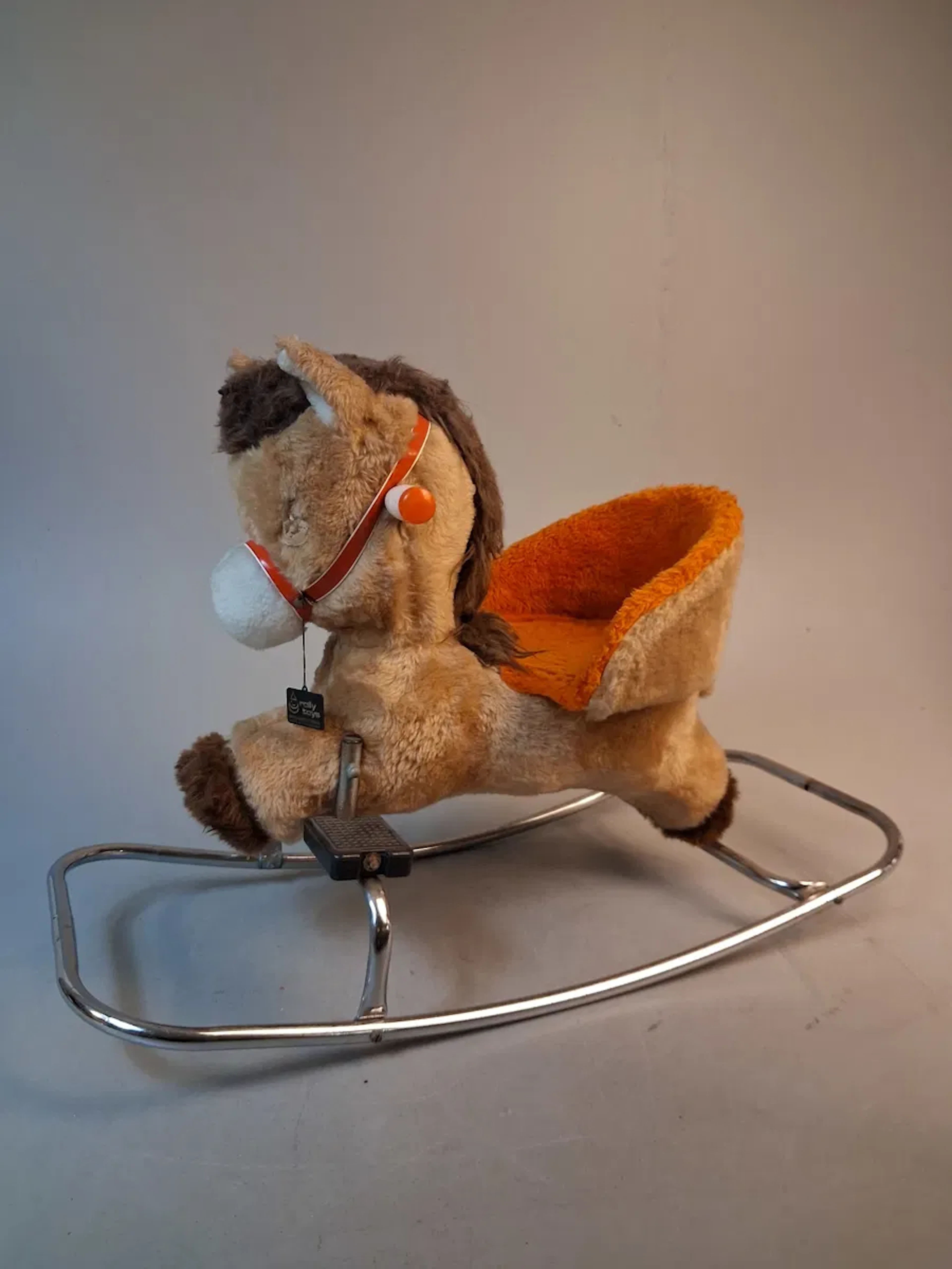 Gunghäst, gungponny. Rolly Toys. Germany.