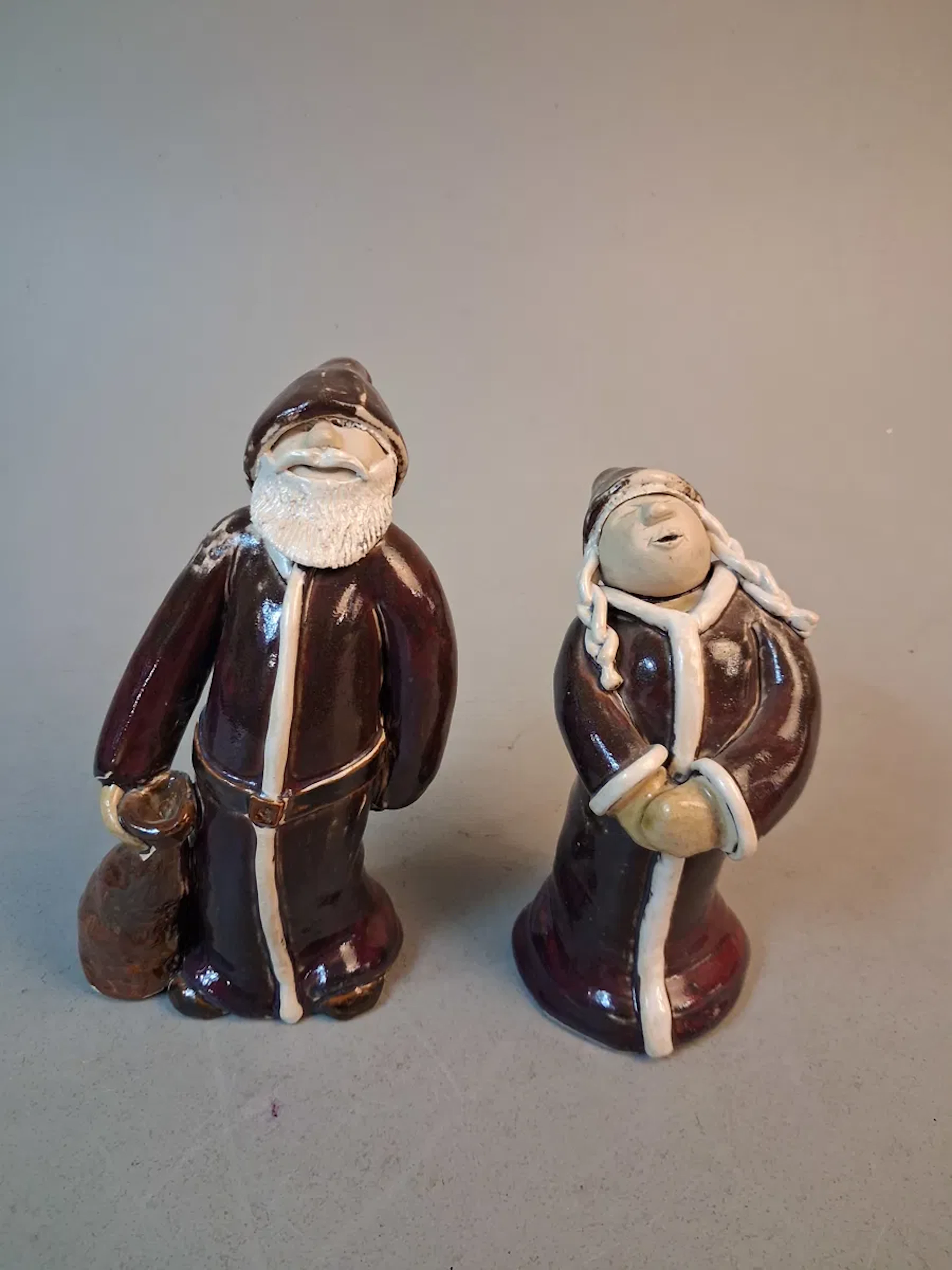 Tomte & tomtemor, keramik, okänd formgivare.