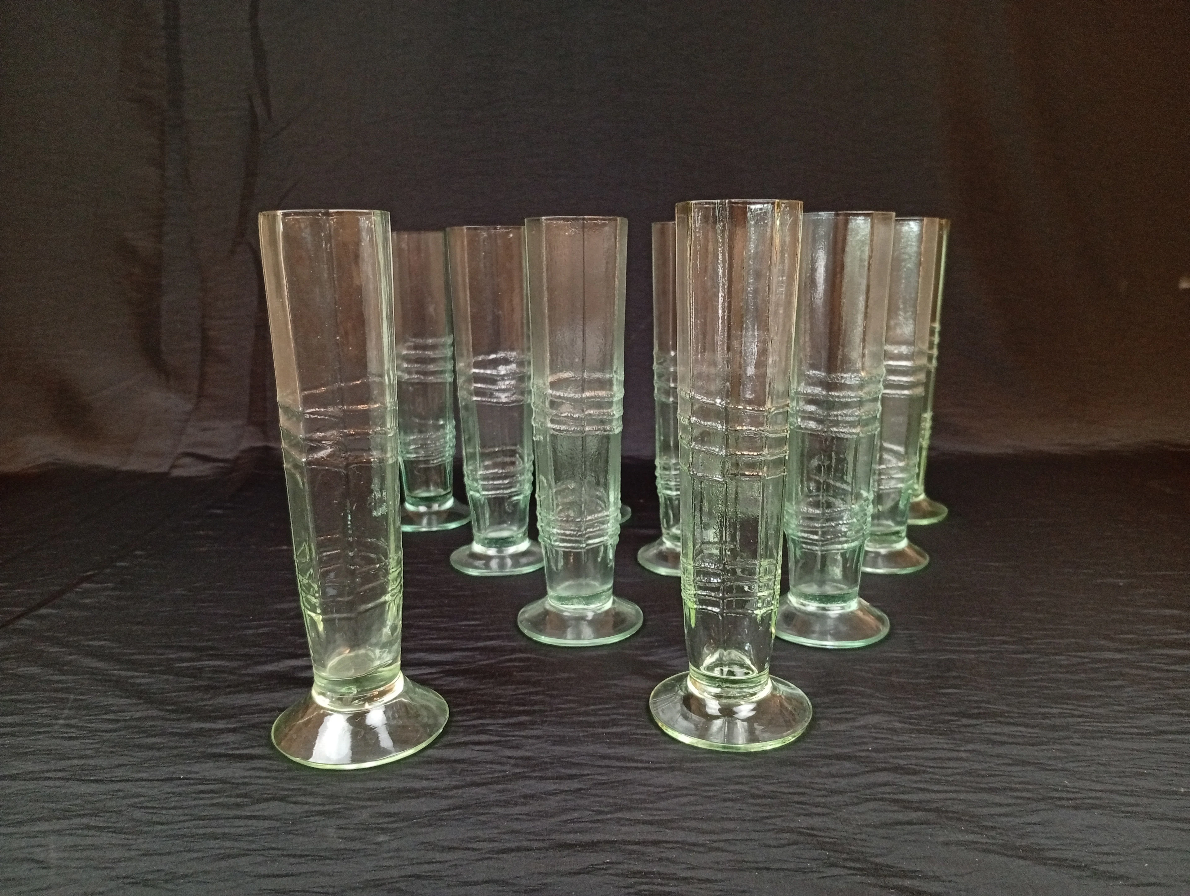 Passglas, 11st. Älghult glasbruk.