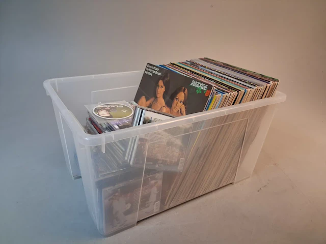 Diverse vinylskivor & CD-Skivor.