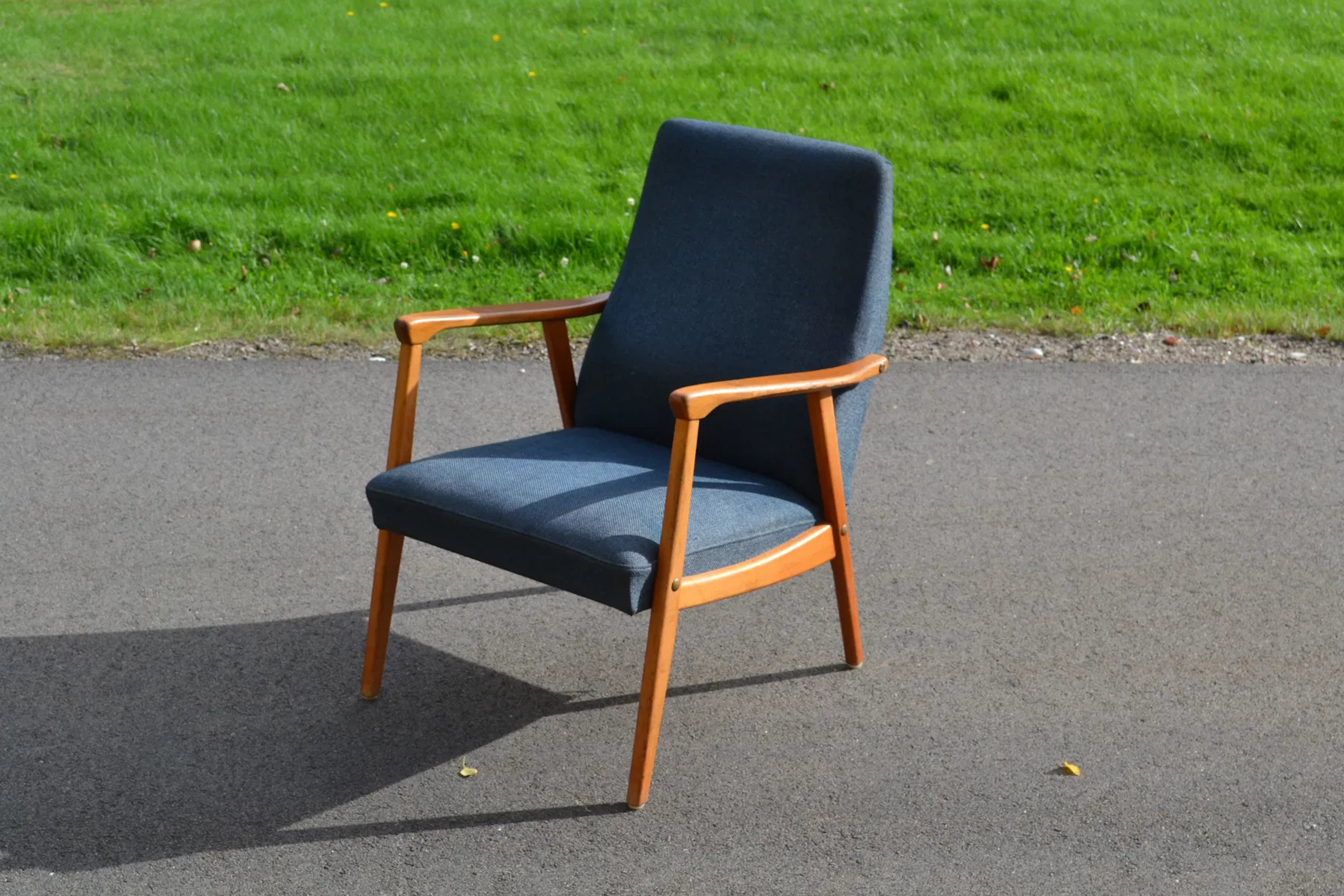 Fåtölj. 1950/60-talet, Ekstomme, möjligtvis Dansk design.