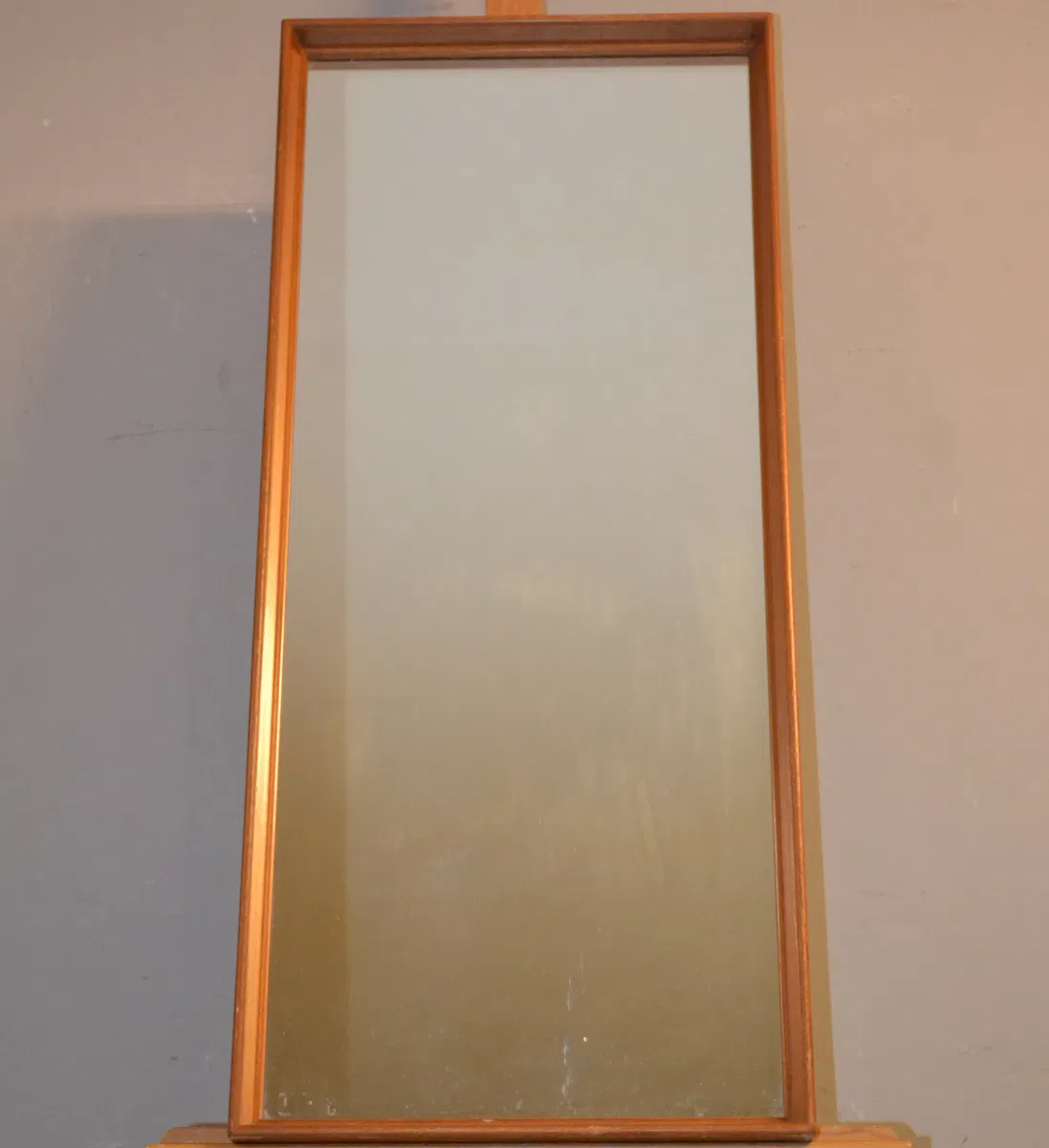 Spegel. Teak, 1950/60-talet.