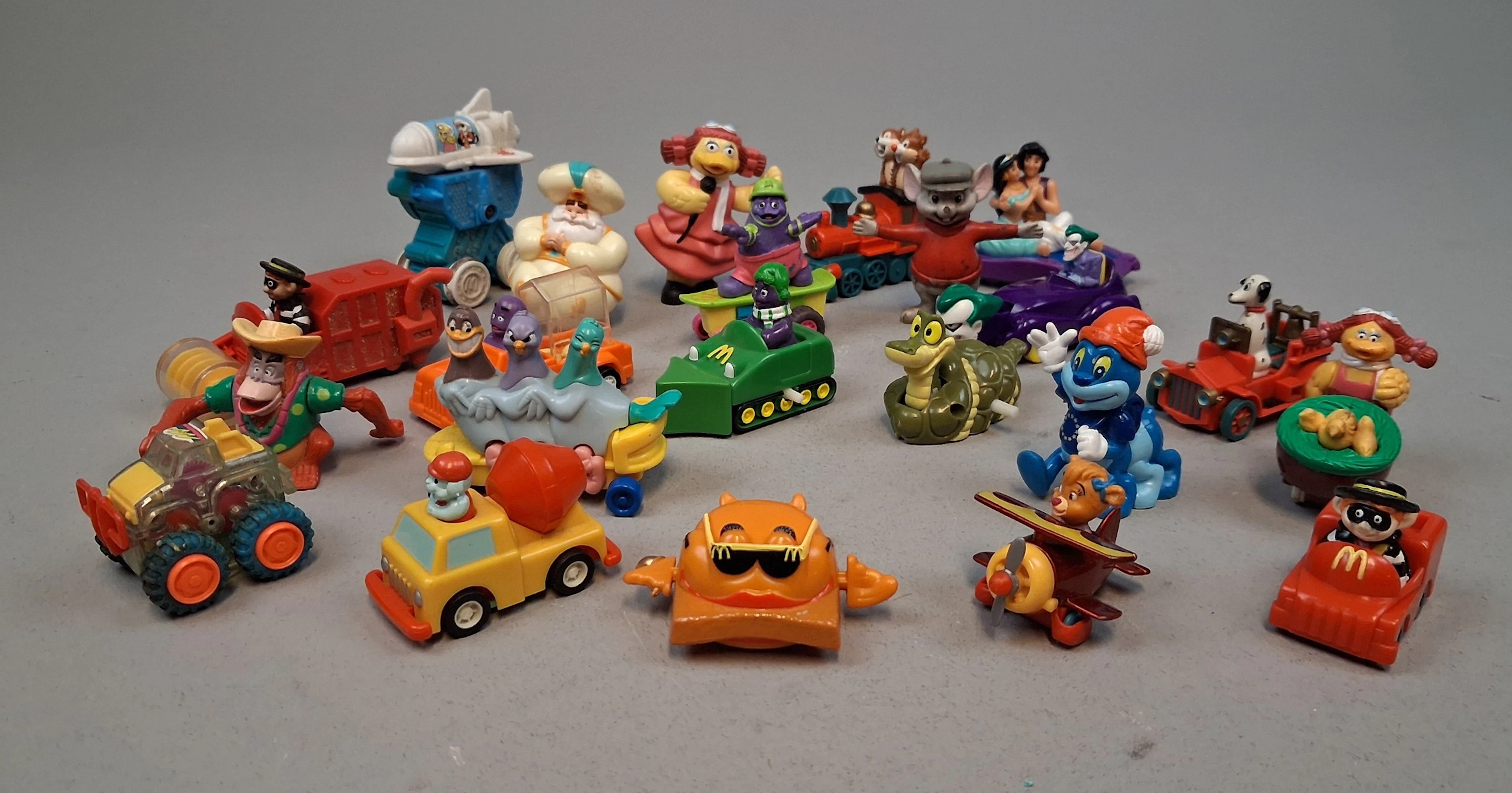 Diverse Leksaker. Bl.a McDonalds 1990-talet.