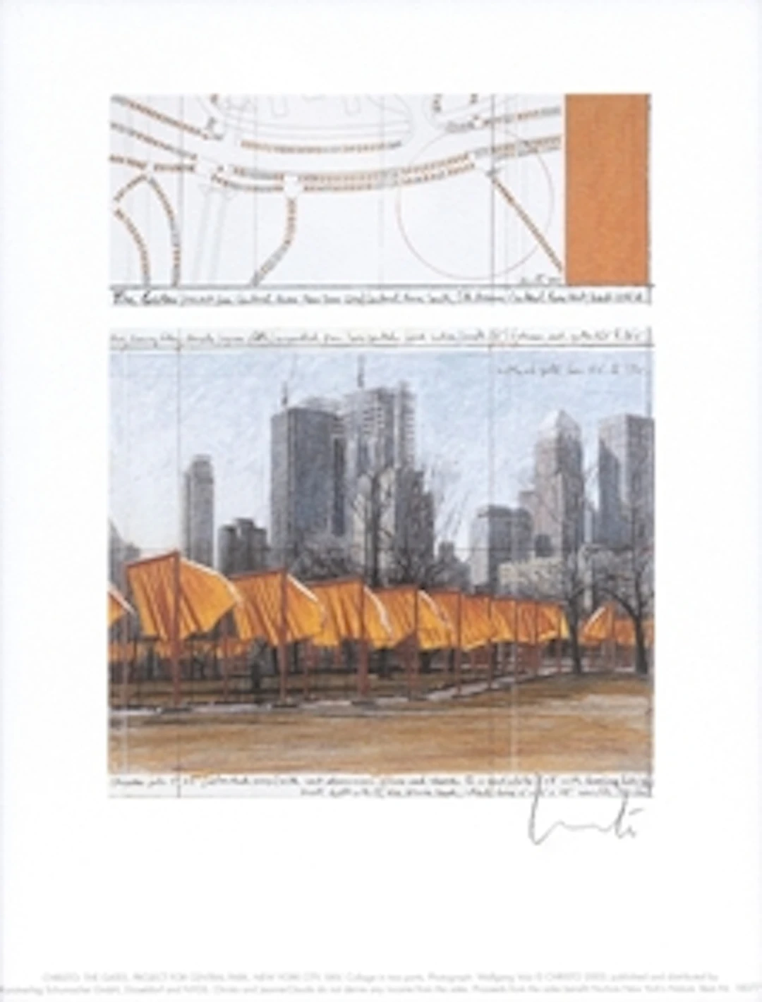 [Set of 2] The Gates, Project for Central Park, NYC, XXIV - Christo
