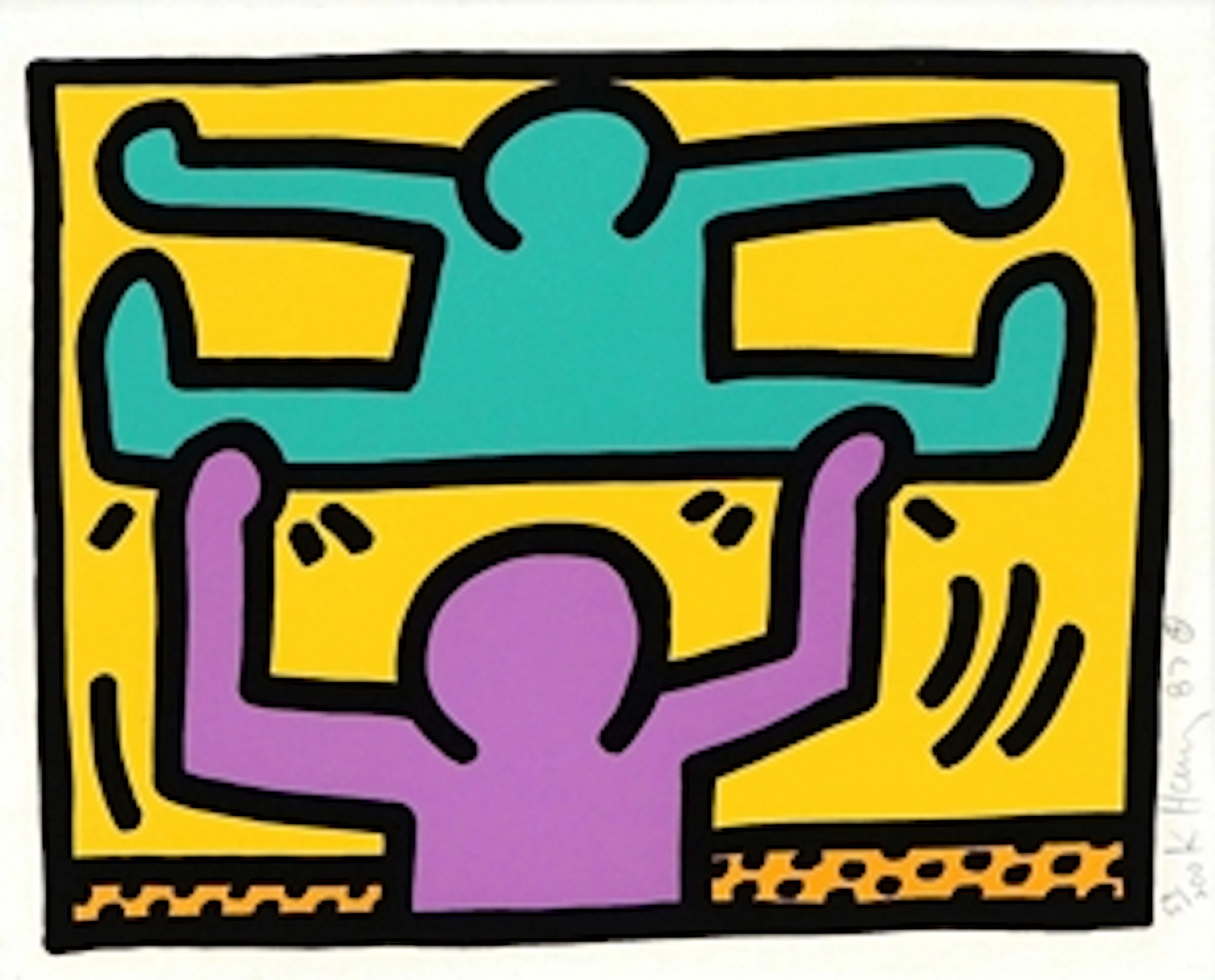 from 'Pop Shop I' - Keith Haring