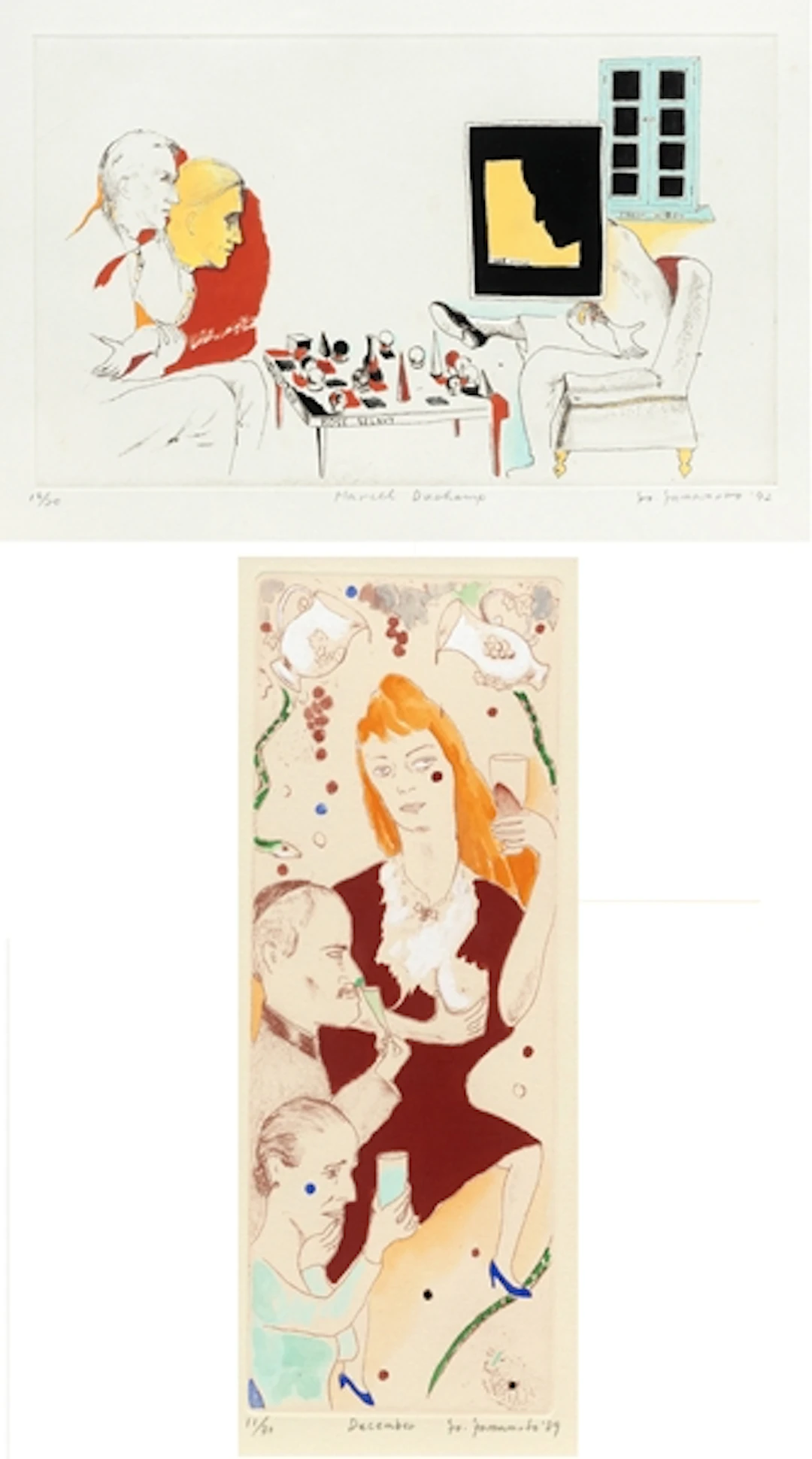 [Set of 2] Marcel Duchamp/ December - Yoko Yamamoto