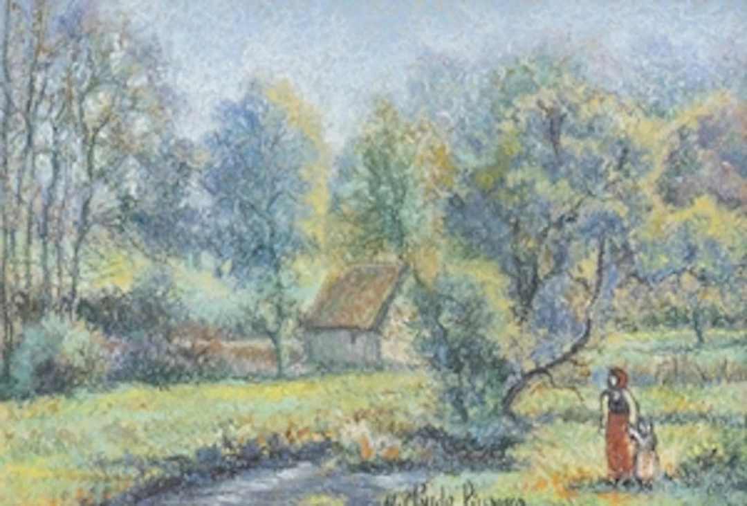 Laura au verger - Hugues Claude Pissarro