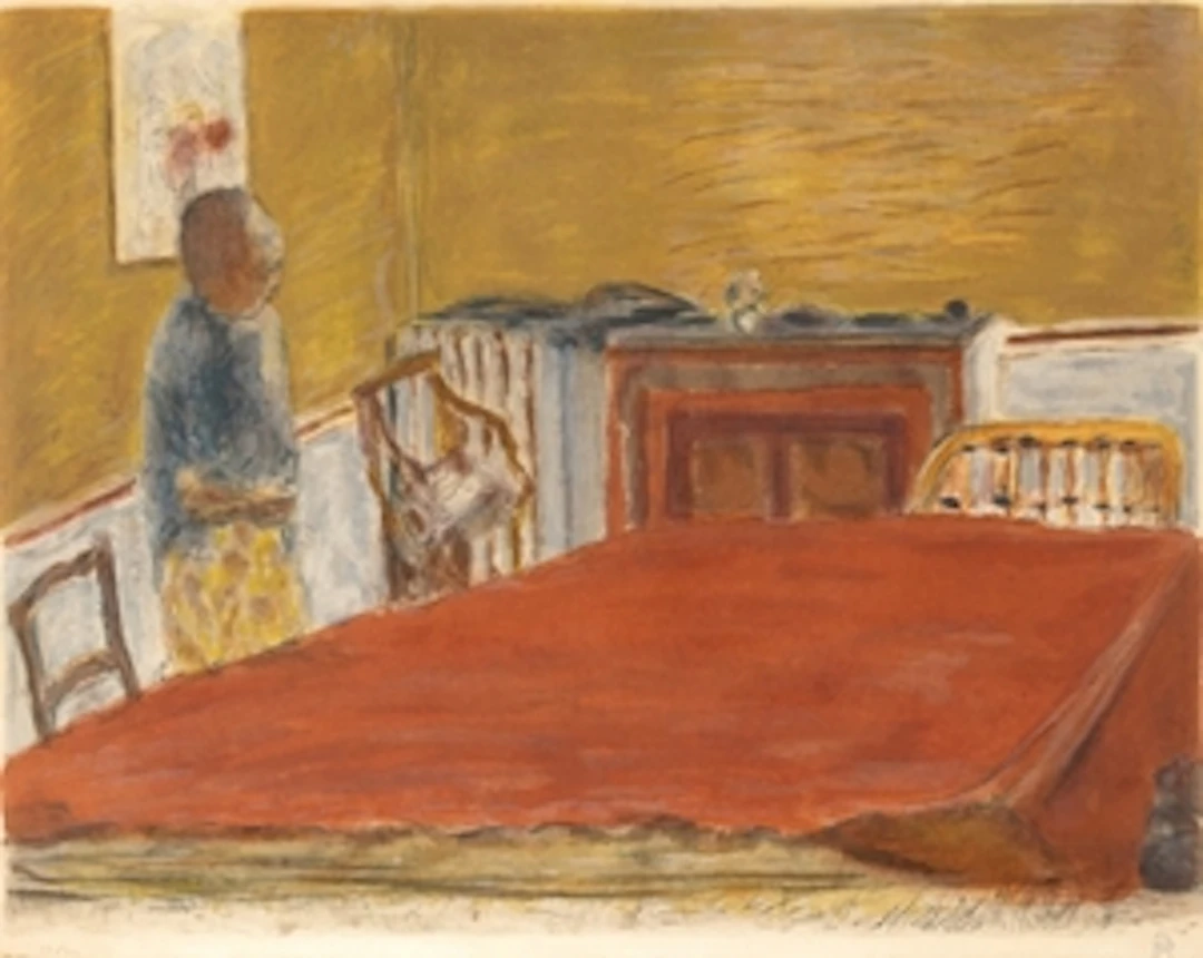 Le tapis rouge (by Jacques Villon) - Pierre Bonnard (After)