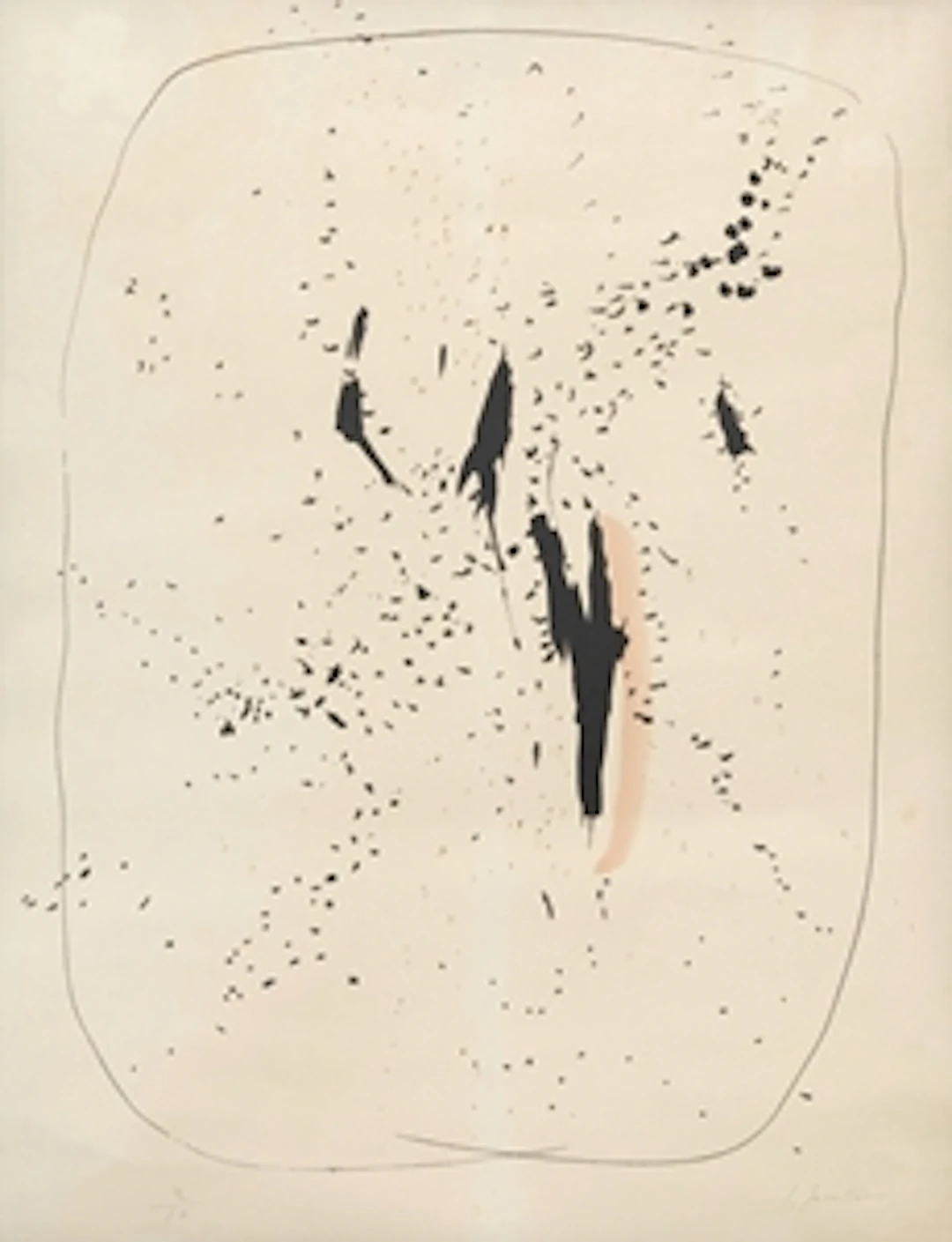 Concetto Spaziale, from 'Quattro Litografie di Fontana' - Lucio Fontana