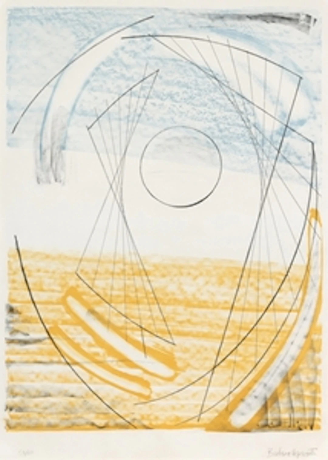 Porthmeor, from 'Twelve Lithographs' - Barbara Hepworth