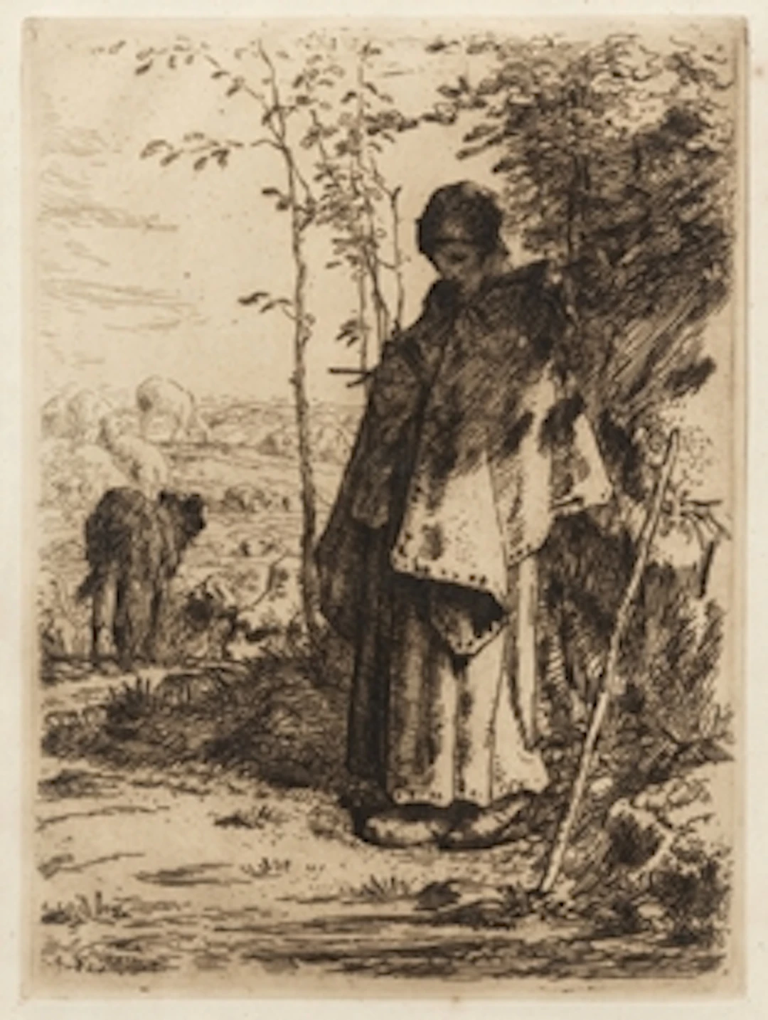 La grande bergère - Jean-François Millet