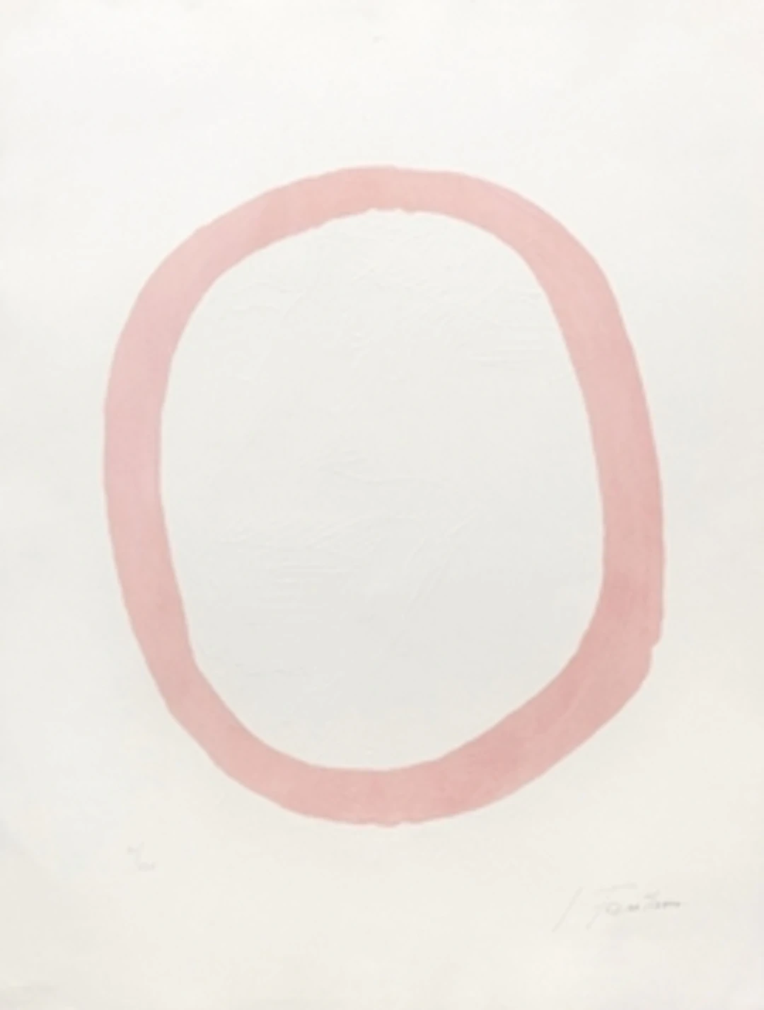Nudo Rosa - Lucio Fontana