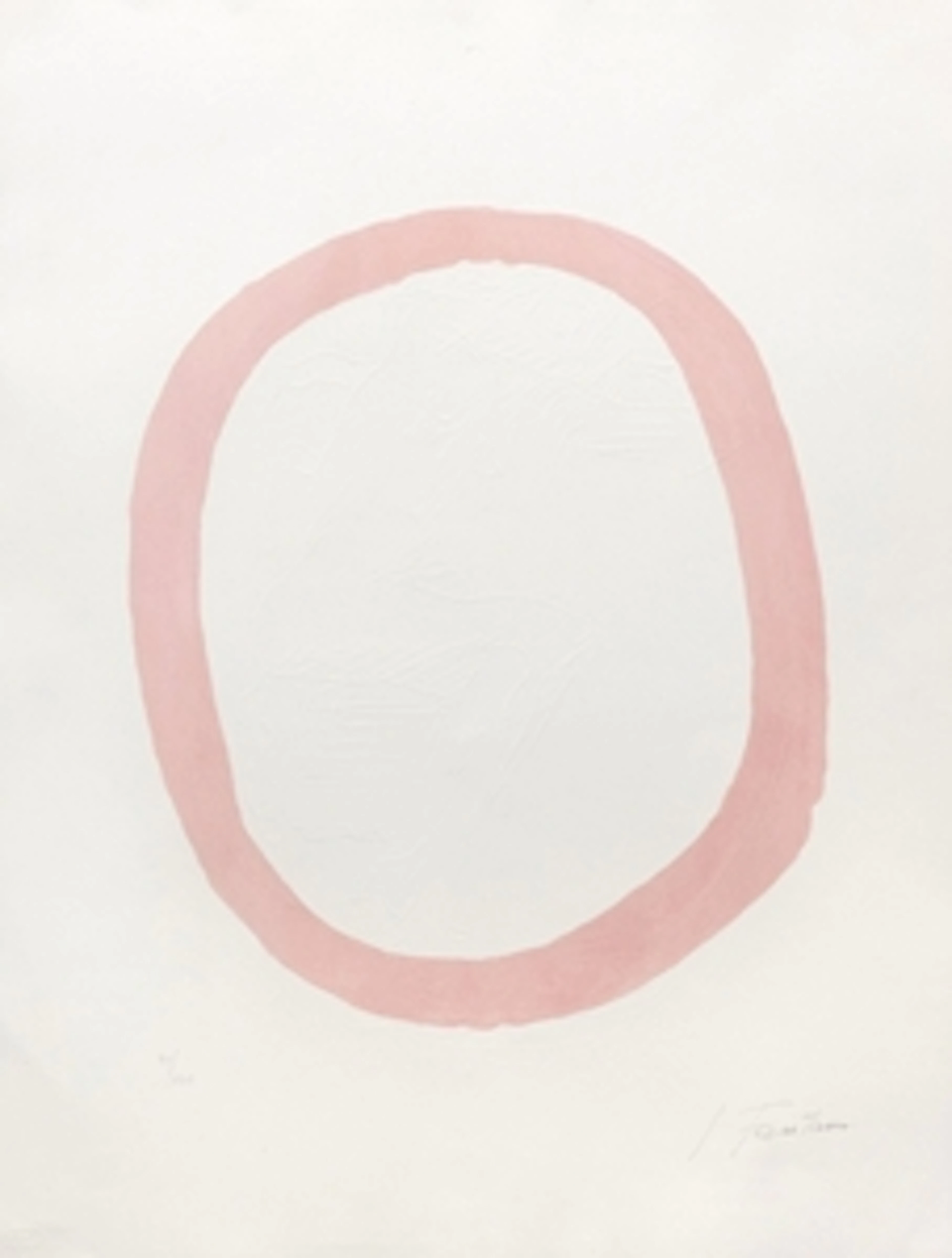 Nudo Rosa - Lucio Fontana