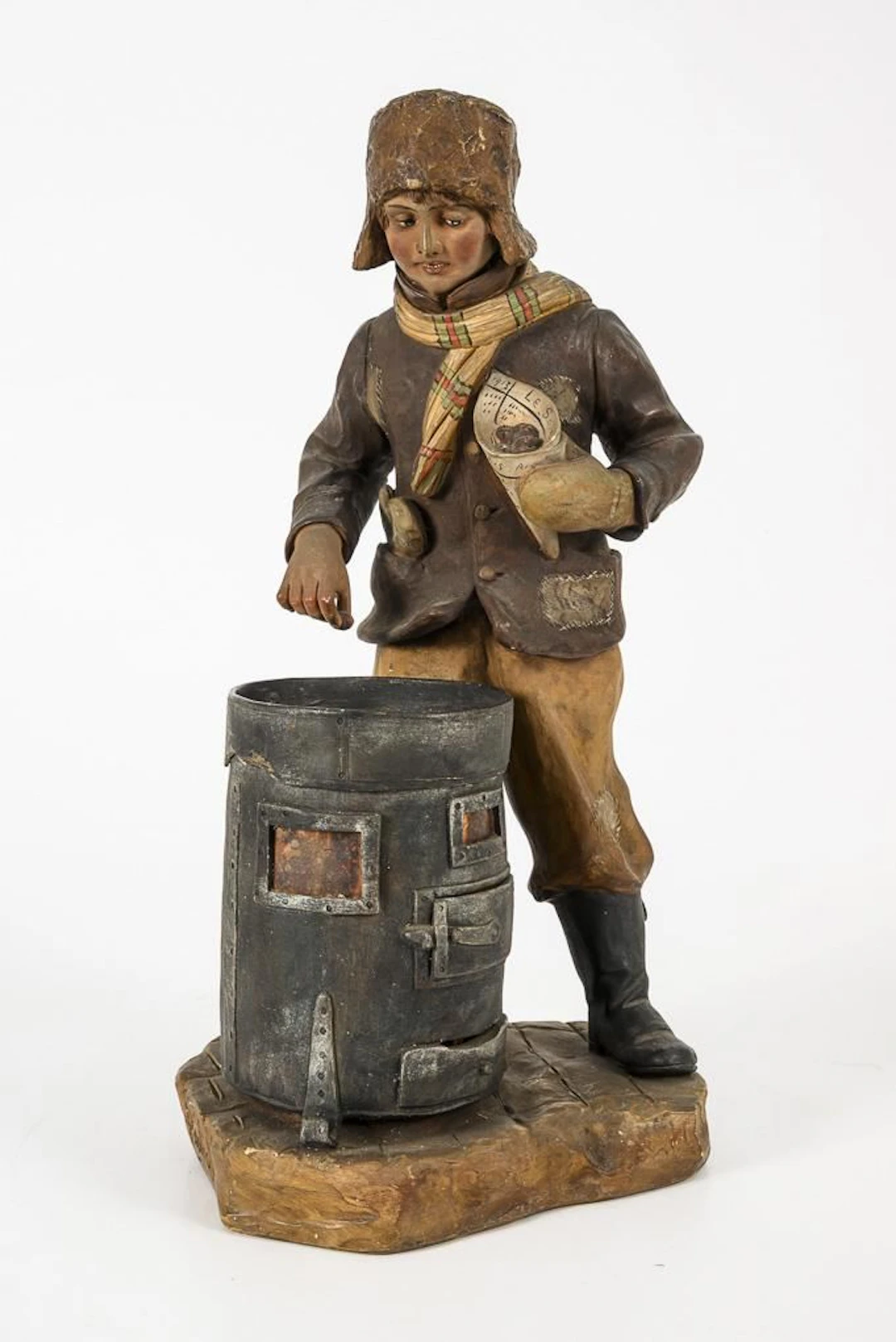 Figurative table lamp "Chestnut Boy".